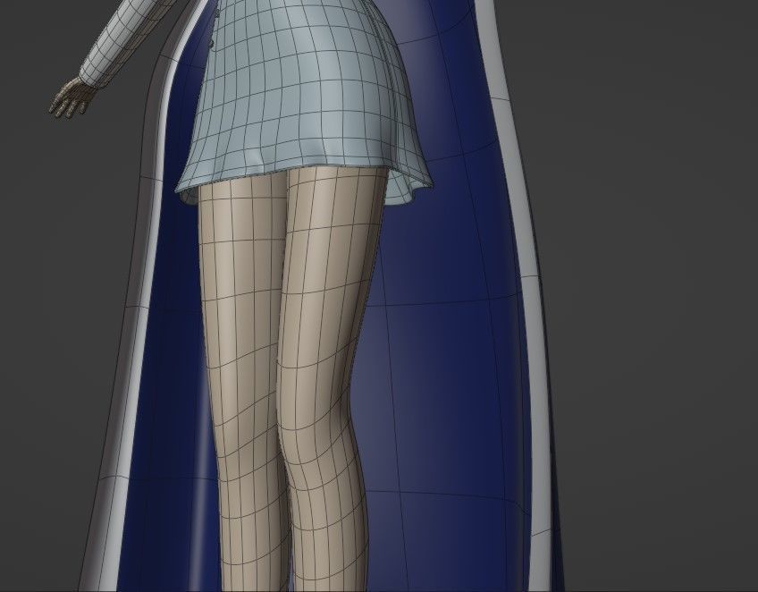 Ulti From One Piece Low-poly 3D model_8