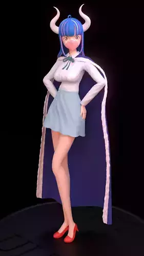 Ulti From One Piece Low-poly 3D model