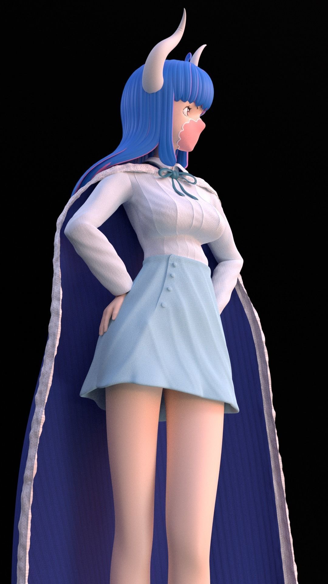 Ulti From One Piece Low-poly 3D model_5