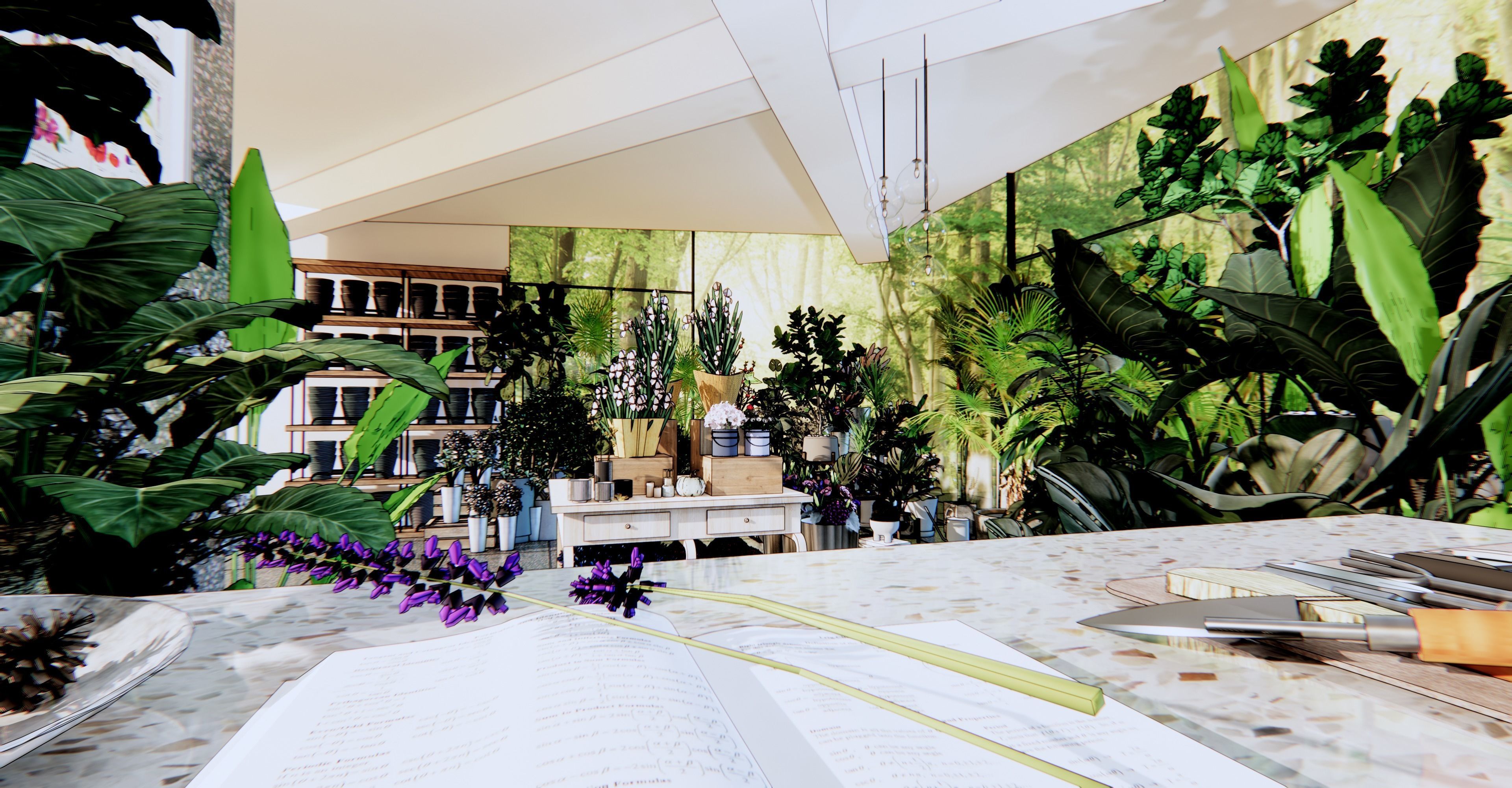 flower shop 3D model_2