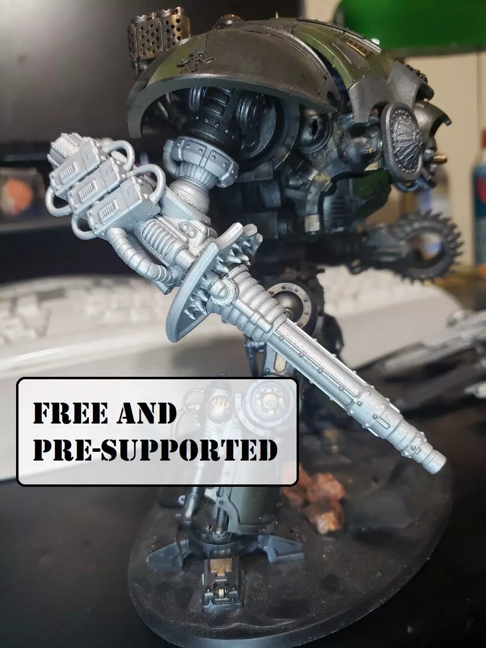 Free Suturus Pattern Laser Destruction Cannon Free 3D print model