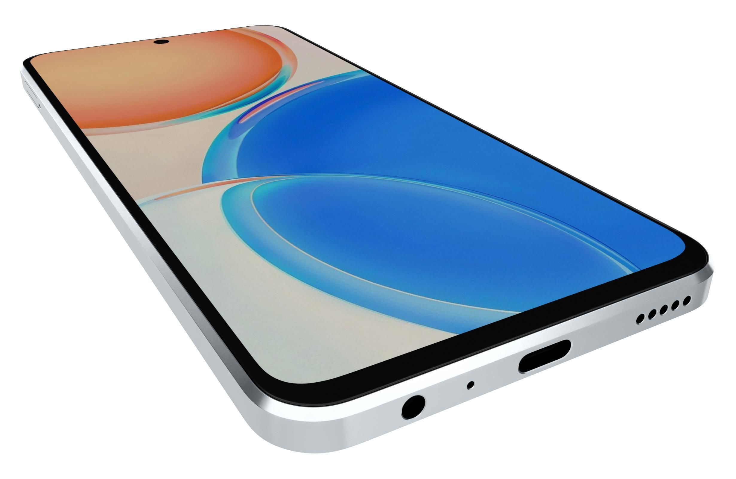 Honor X8 White 3D model_12