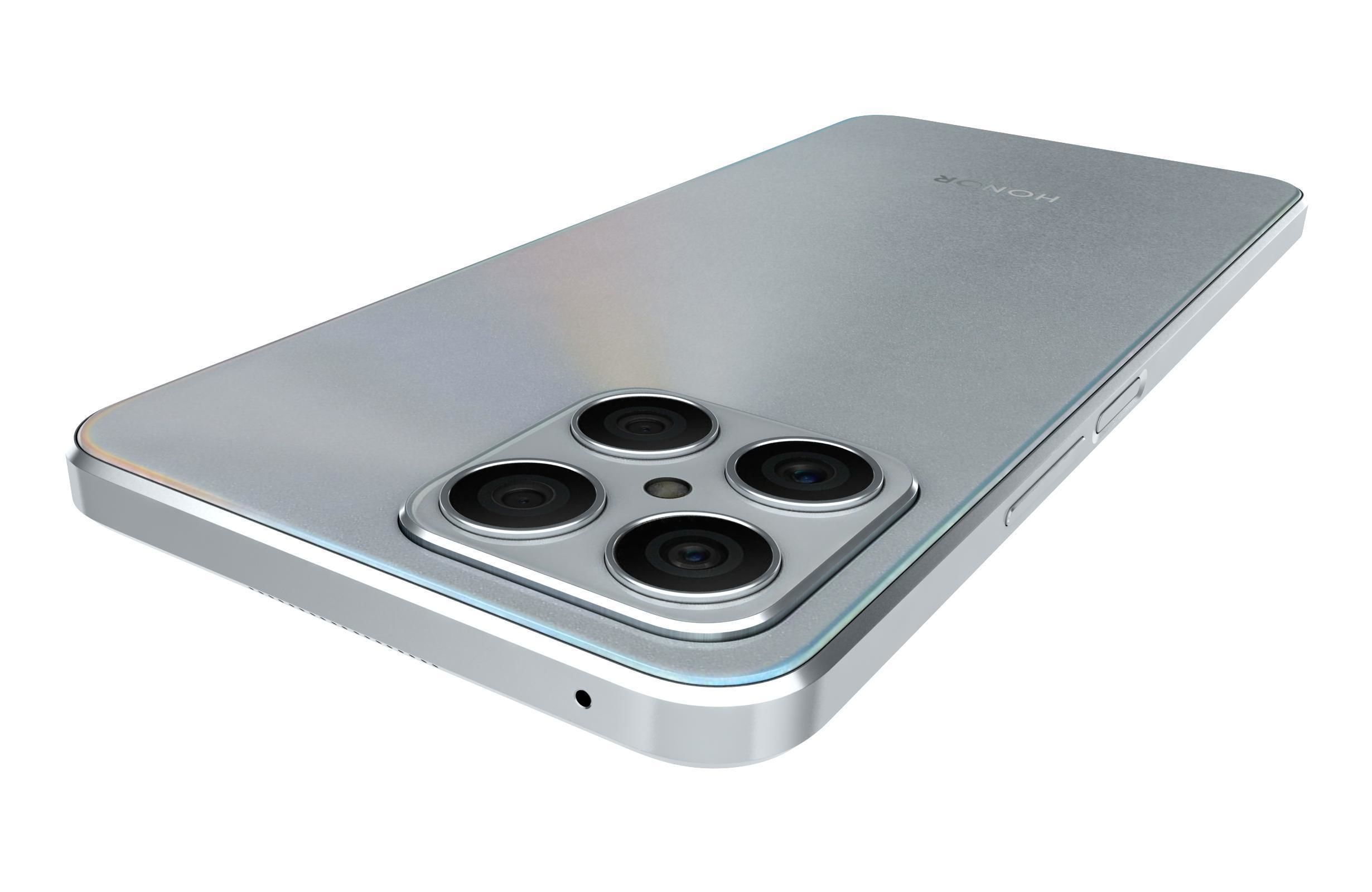 Honor X8 White 3D model_15