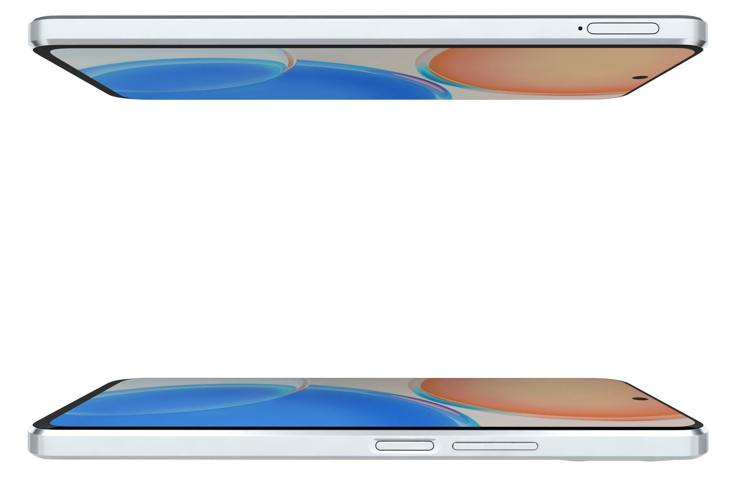 Honor X8 White 3D model_9