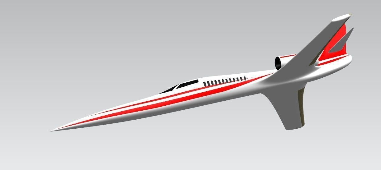 air plan 3D print model_1