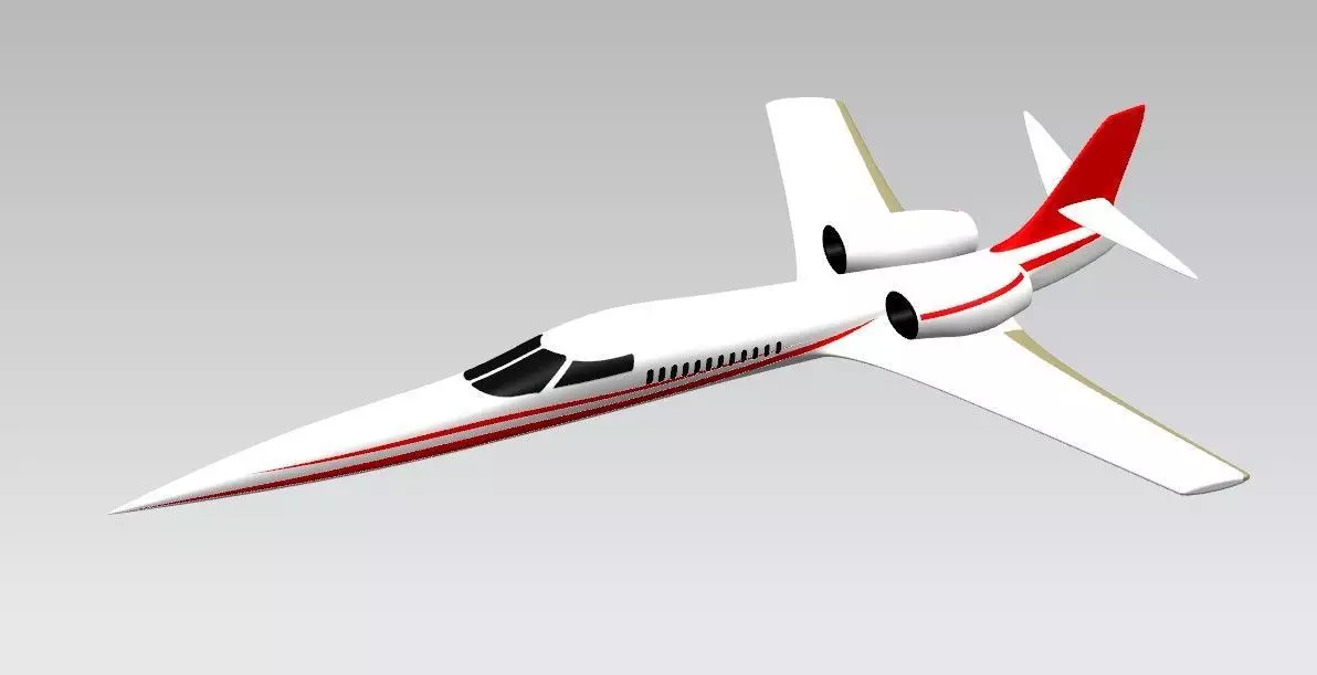 air plan 3D print model_0