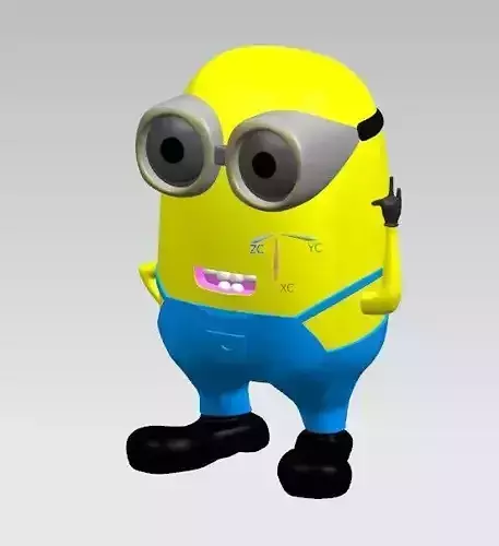 minion with glasses and pants
