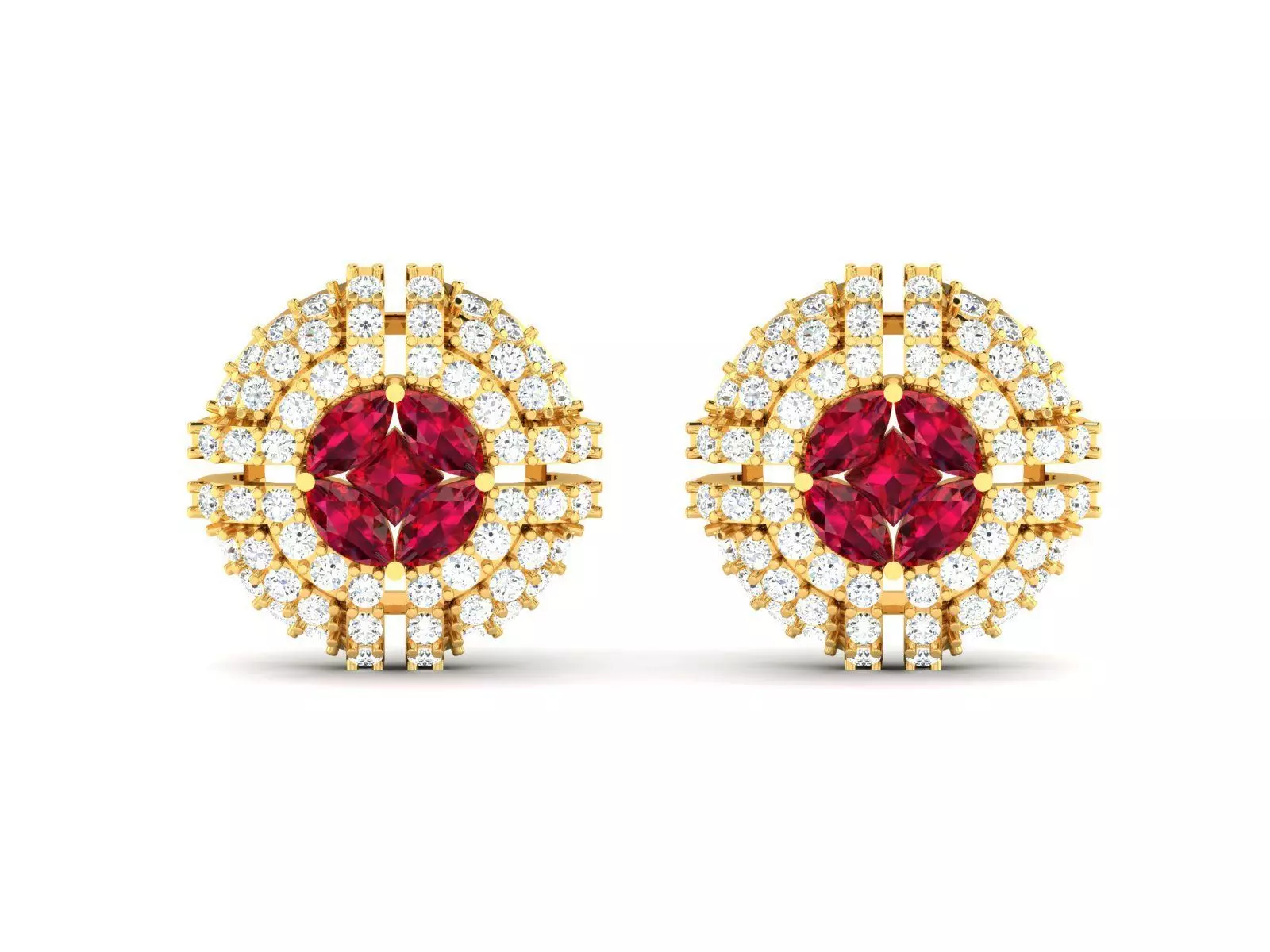 Women Earrings 3D print model