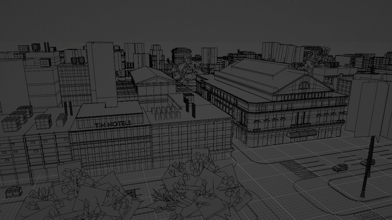 Buenos Aires City day and night 3D model_44