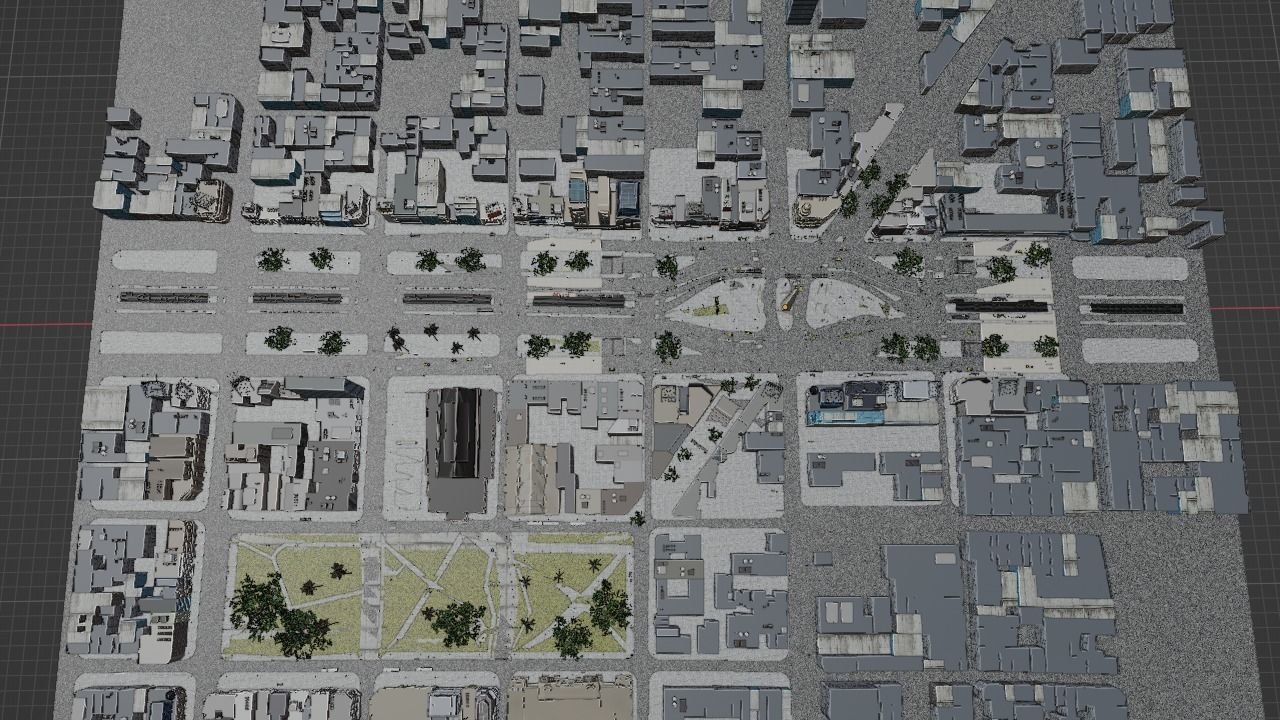 Buenos Aires City day and night 3D model_49