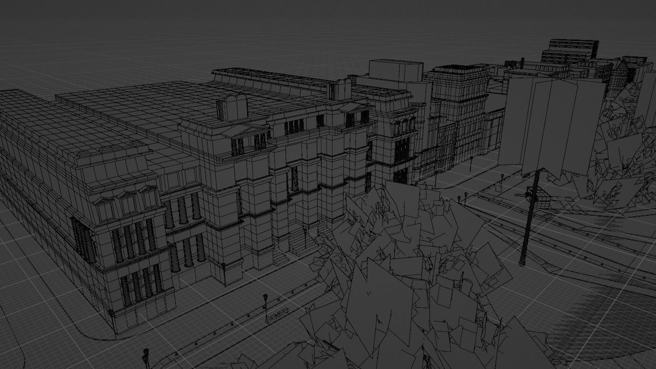Buenos Aires City day and night 3D model_46