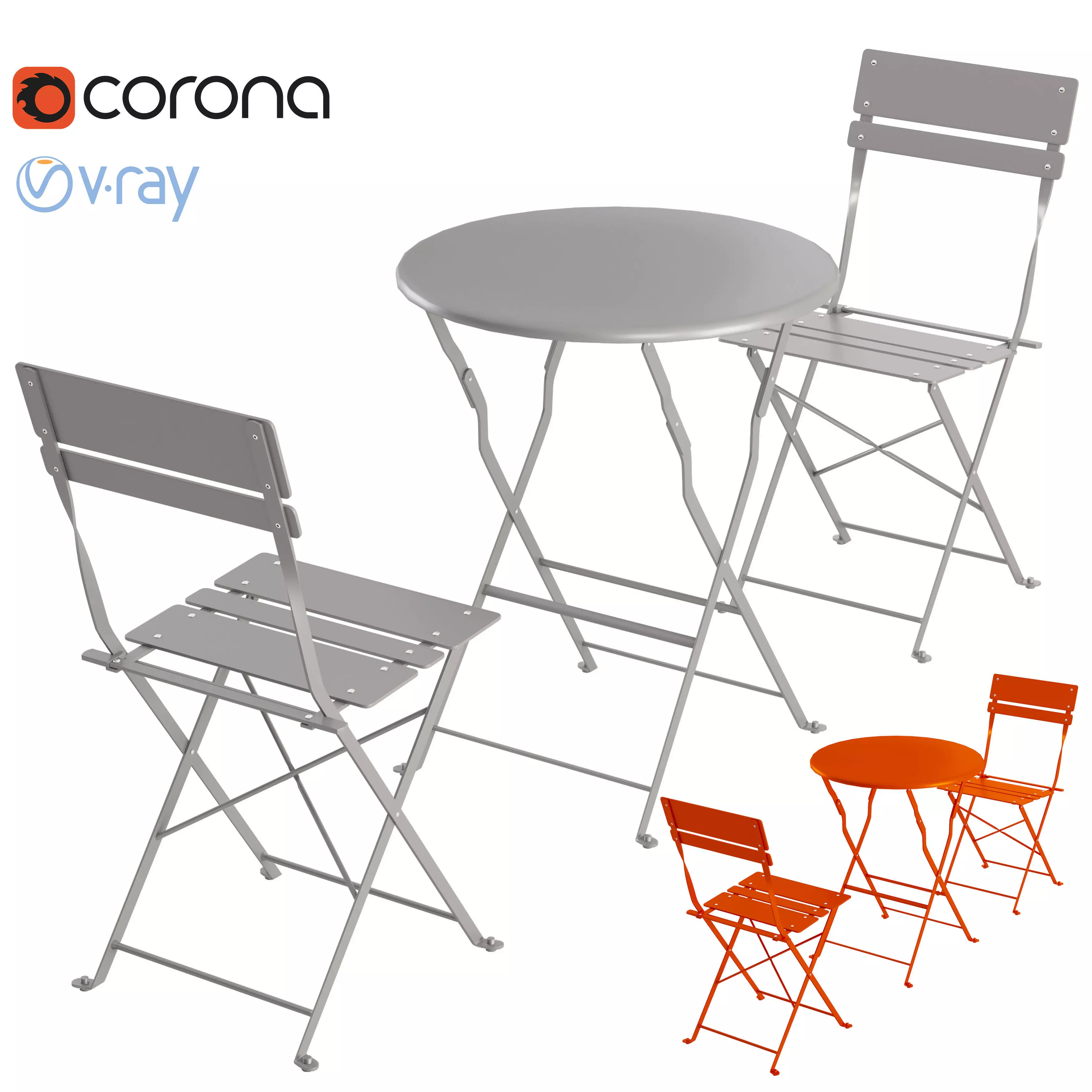 bravo bistro Low-poly 3D model
