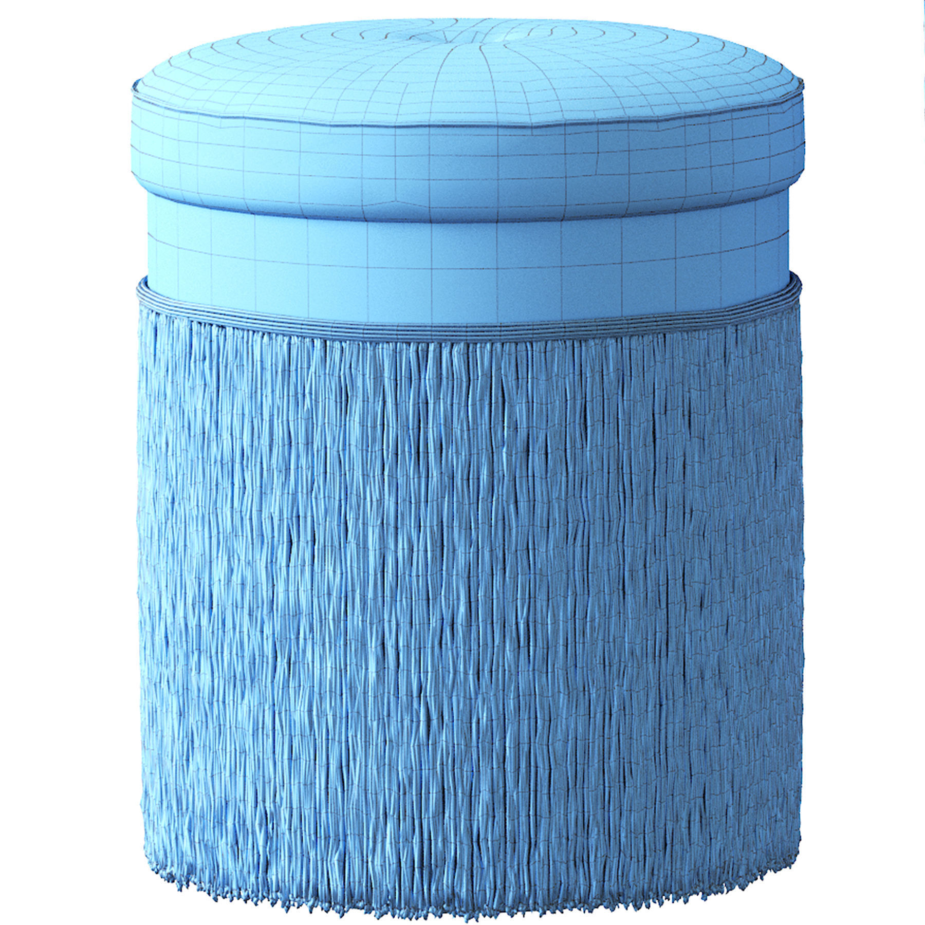 Pouf Isabella 3D model_9