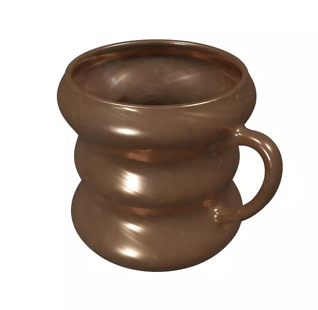 Copper Mug 3D model_0