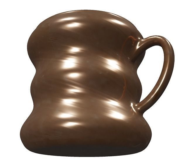 Copper Mug 3D model_2