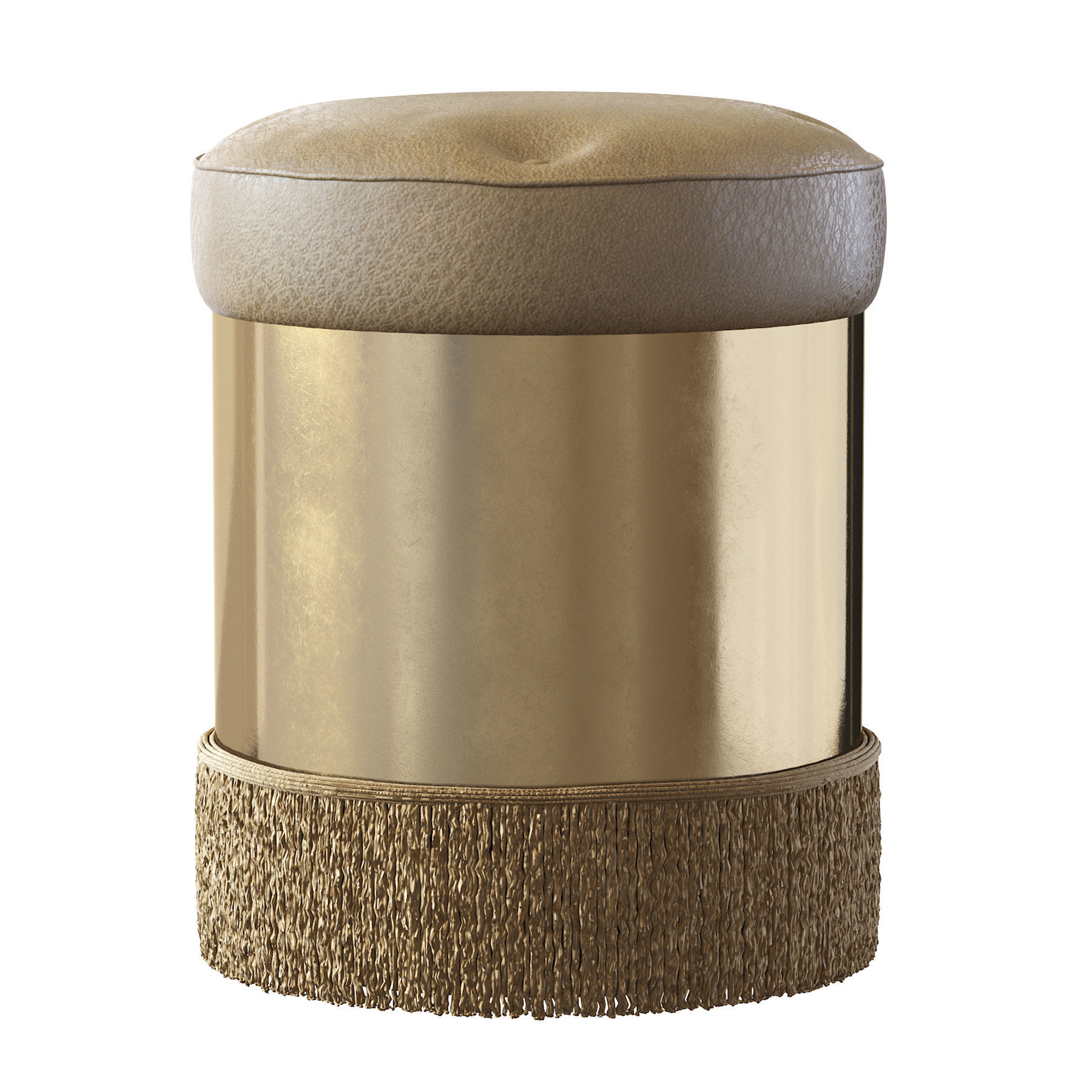 Pouf Olivia 3D model_2