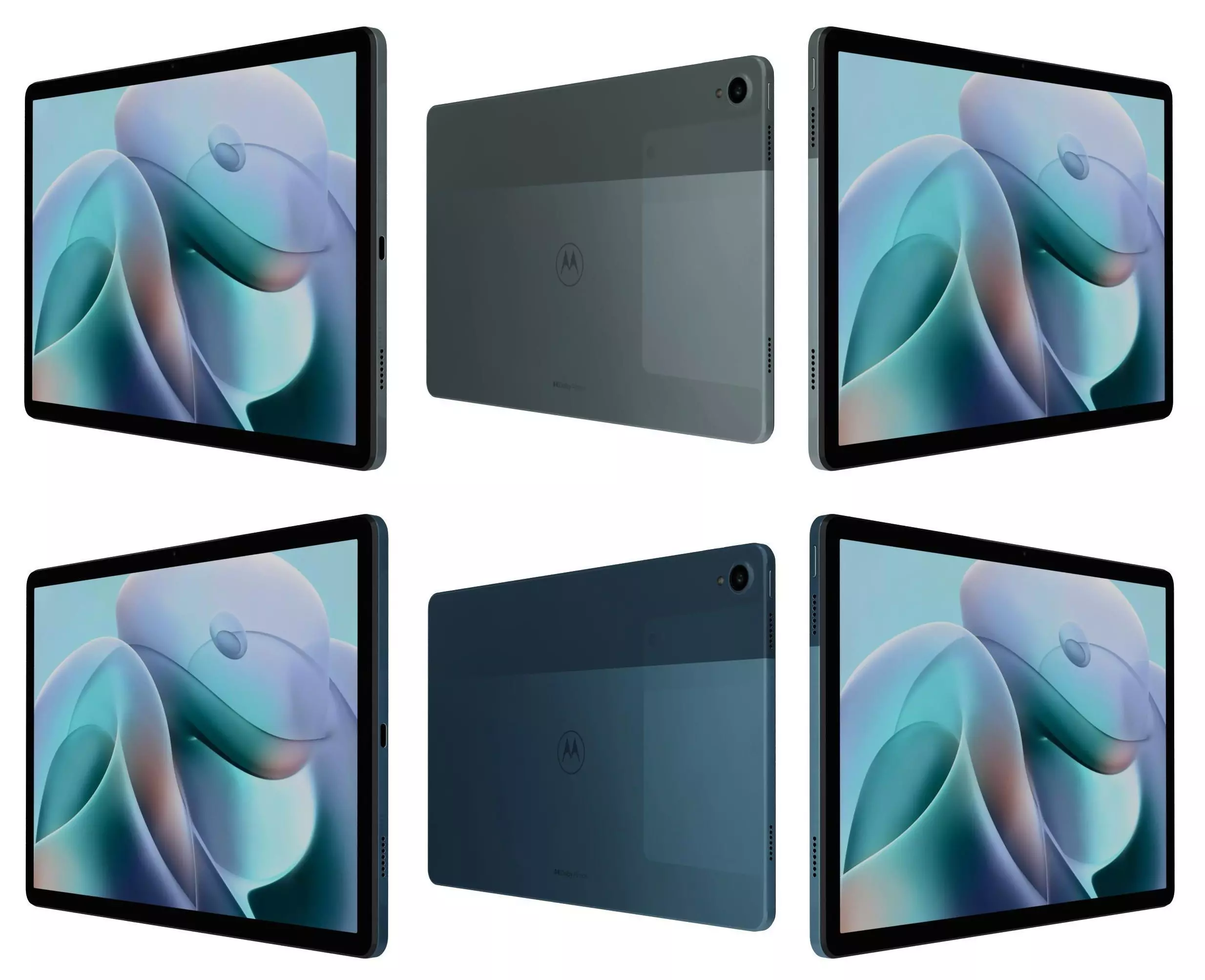 Motorola Moto Tab G70 Blue And Gray 3D model