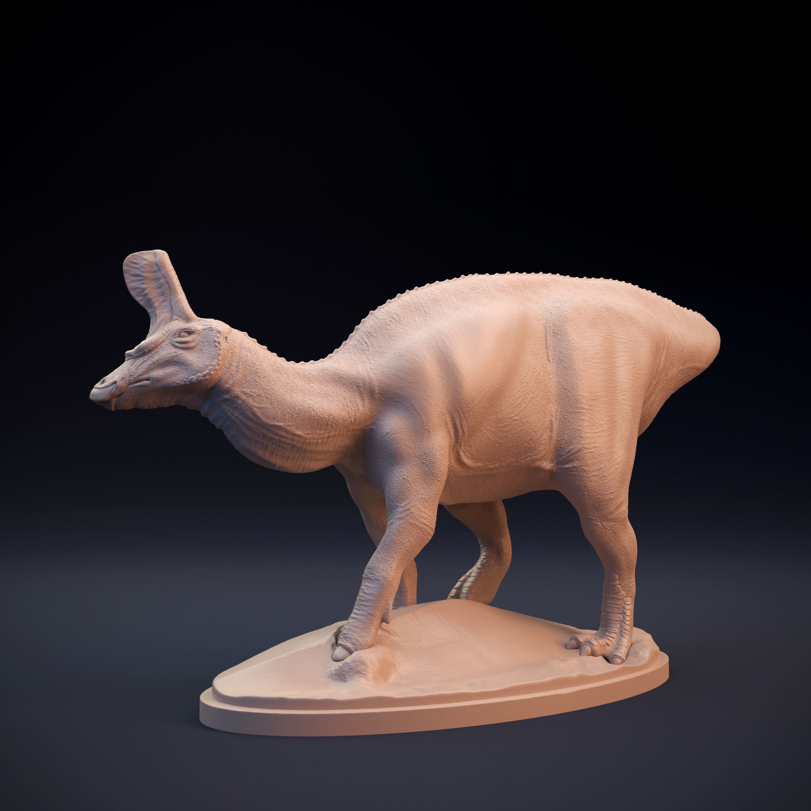 Tsintaosaurus dinosaur 3D print model_6