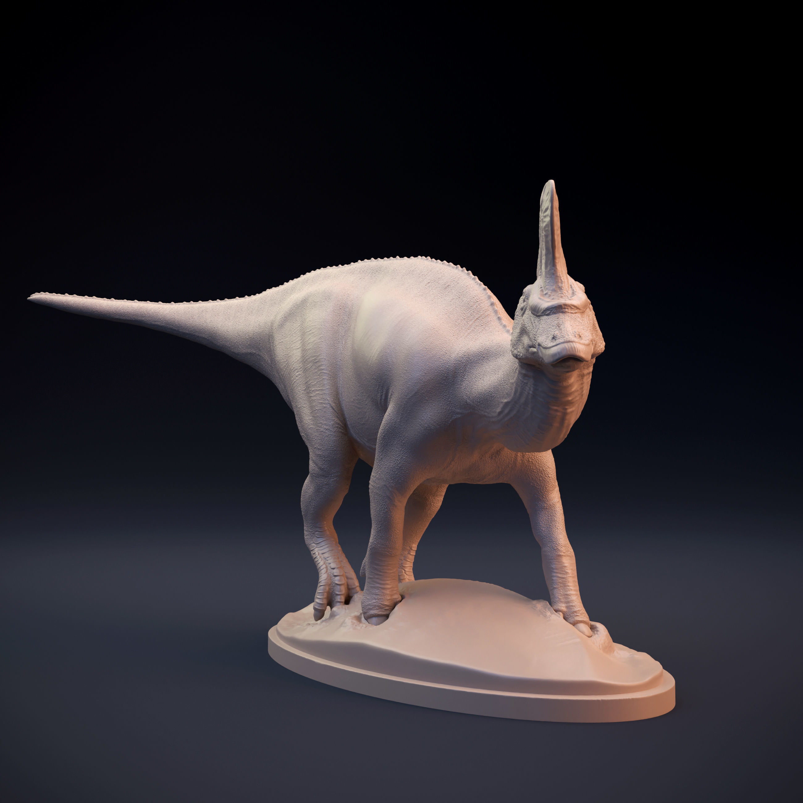 Tsintaosaurus dinosaur 3D print model_8