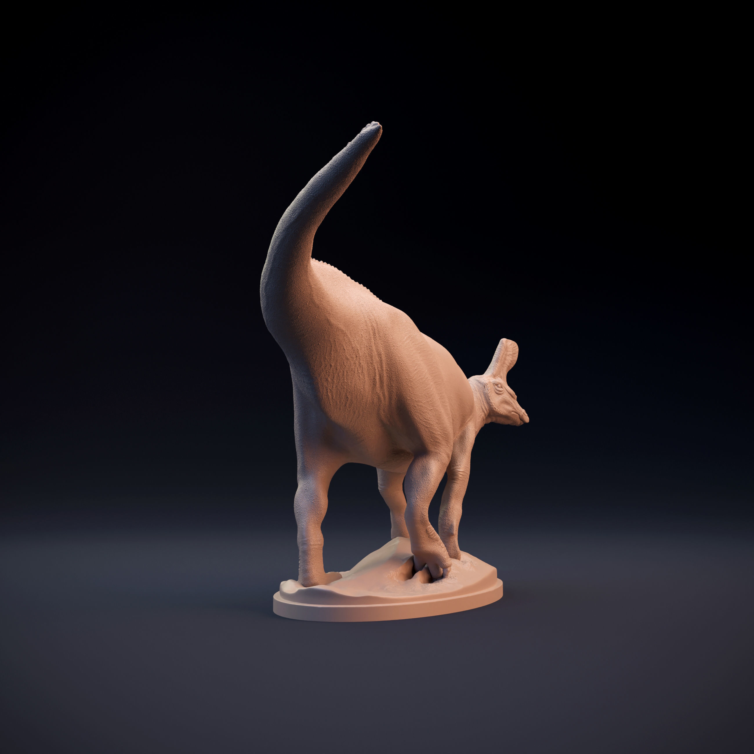 Tsintaosaurus dinosaur 3D print model_4