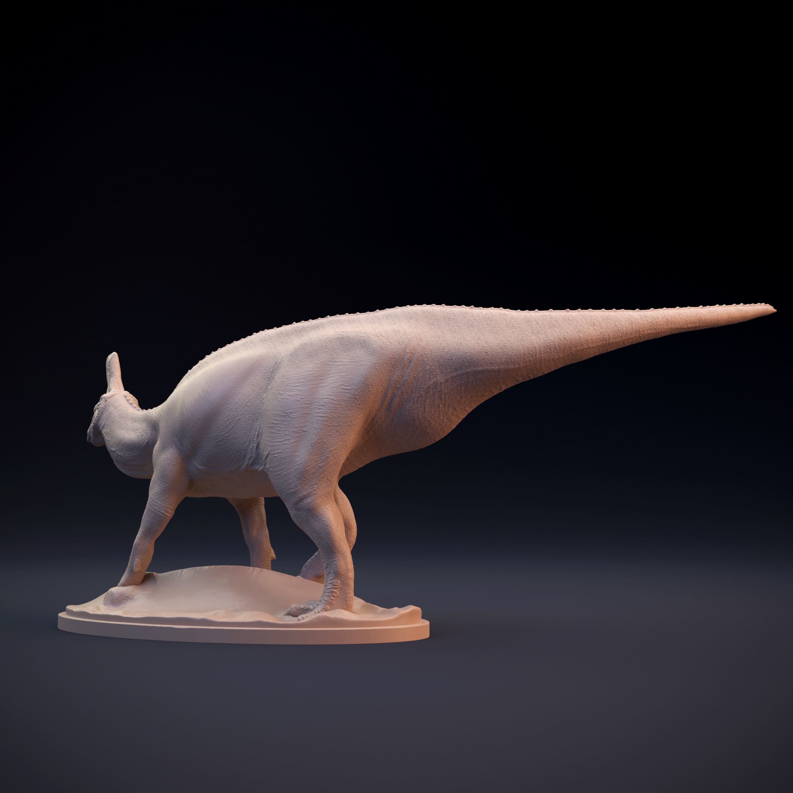 Tsintaosaurus dinosaur 3D print model_5