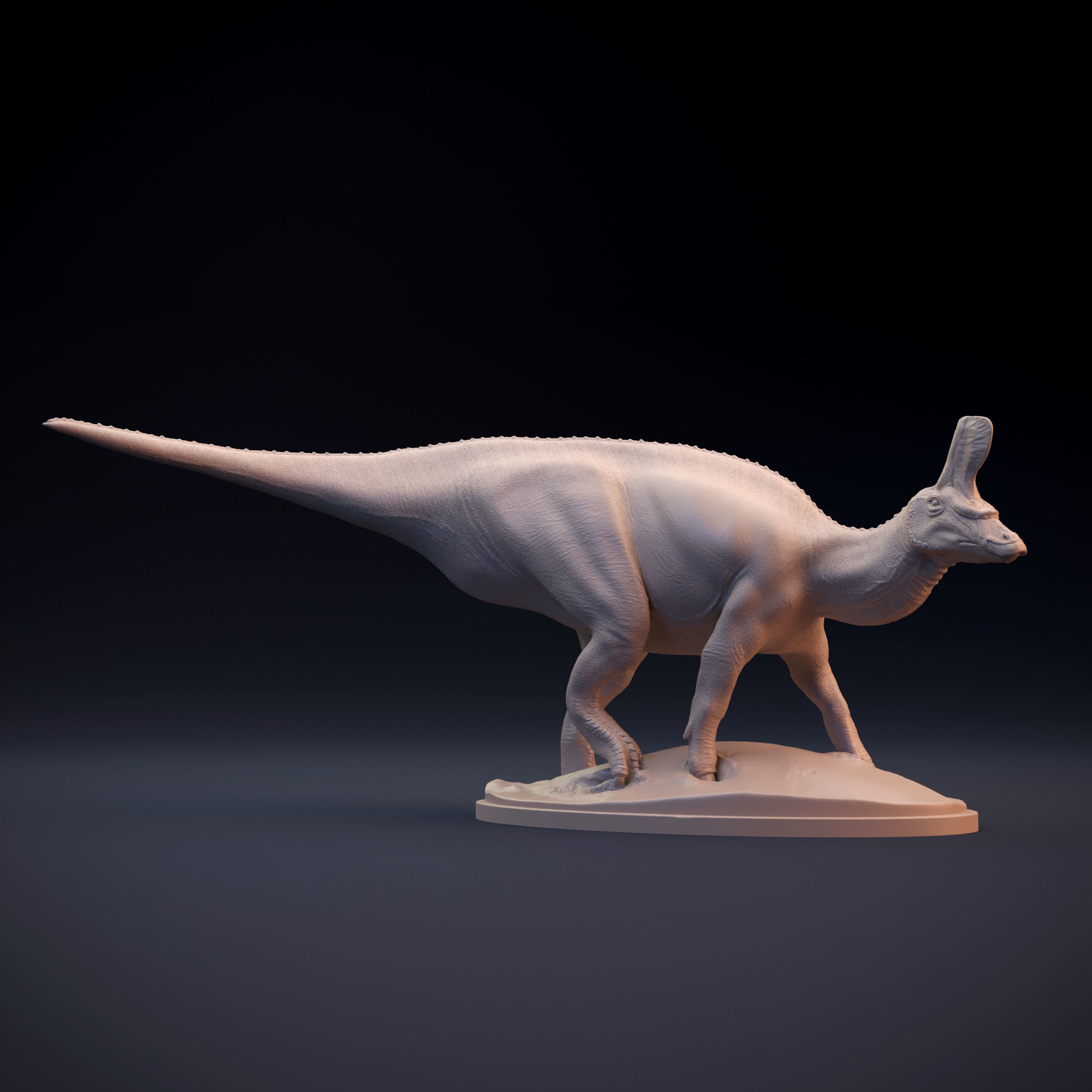 Tsintaosaurus dinosaur 3D print model_2