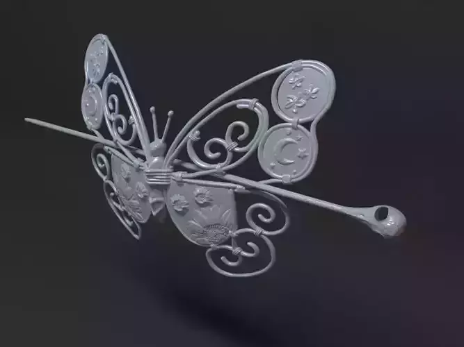 Hair Clip 3D print model