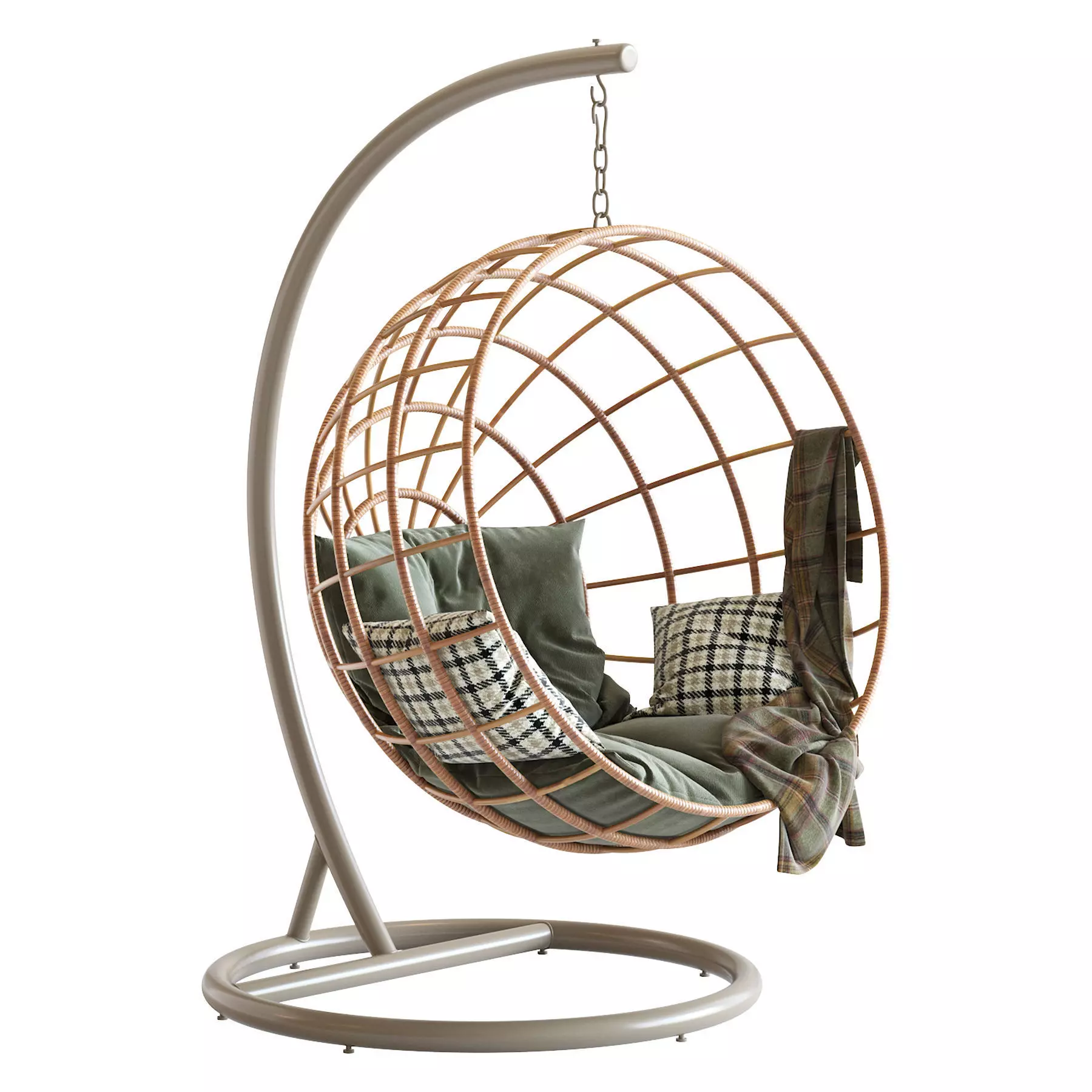 Armchair Suspendre Bosseda 3D model_0