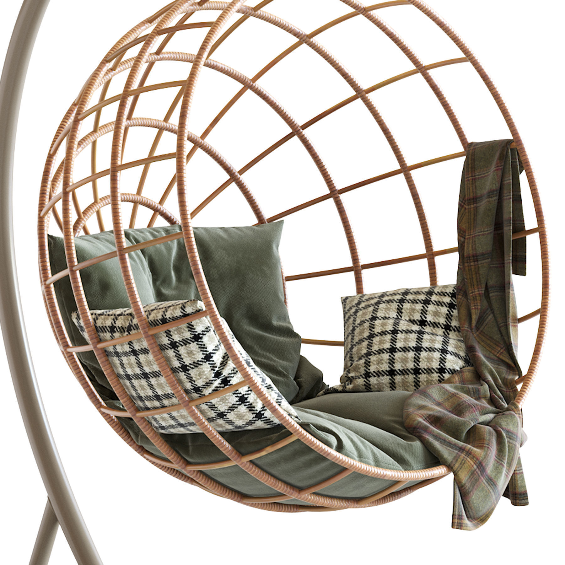 Armchair Suspendre Bosseda 3D model_6