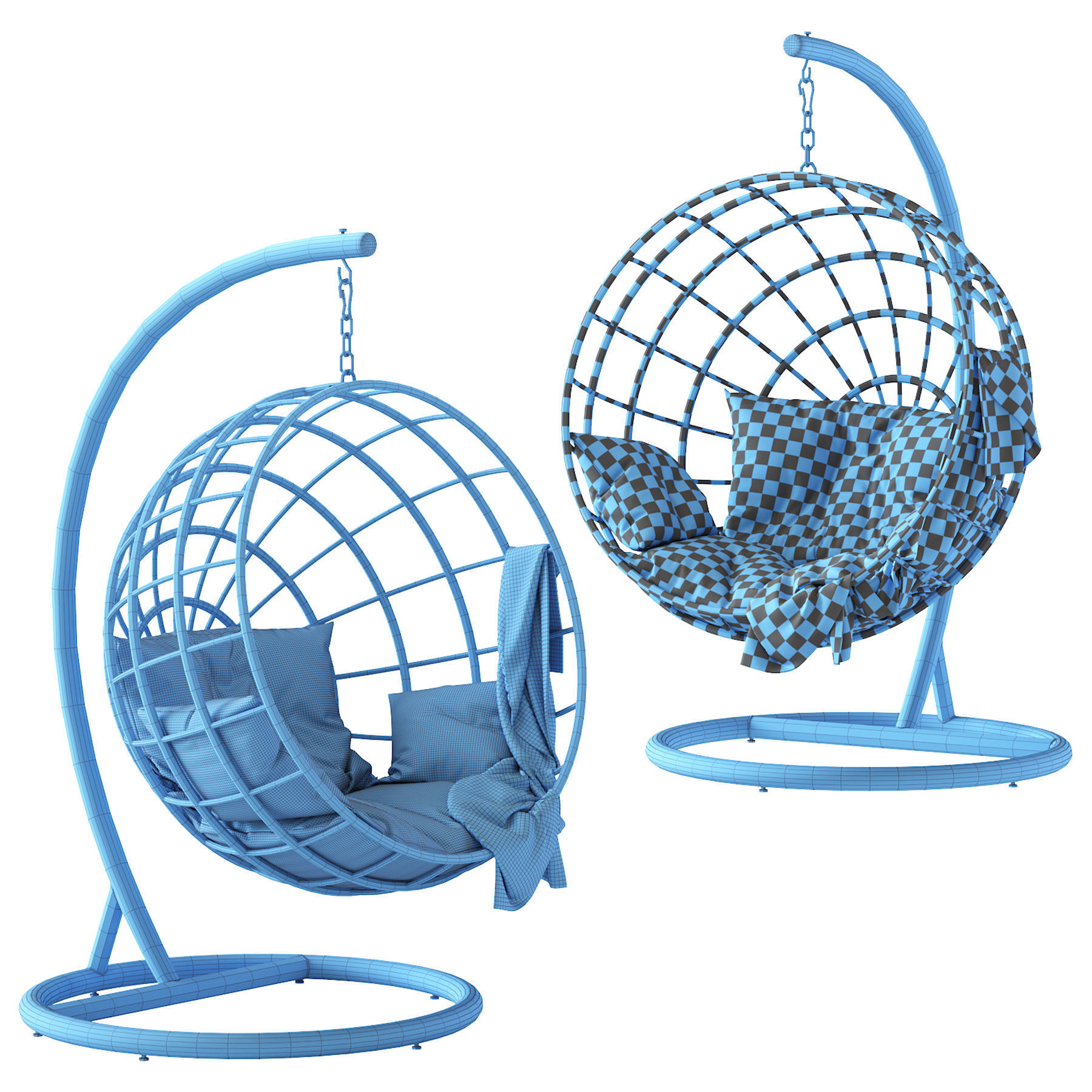 Armchair Suspendre Bosseda 3D model_5