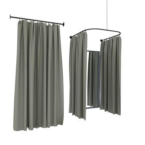 fitting with mirror Low-poly 3D model
