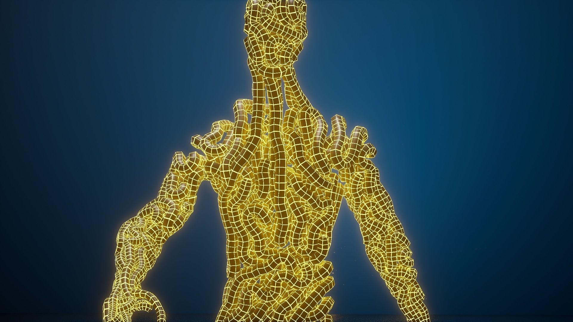 GutMan man in flames 3D model_21