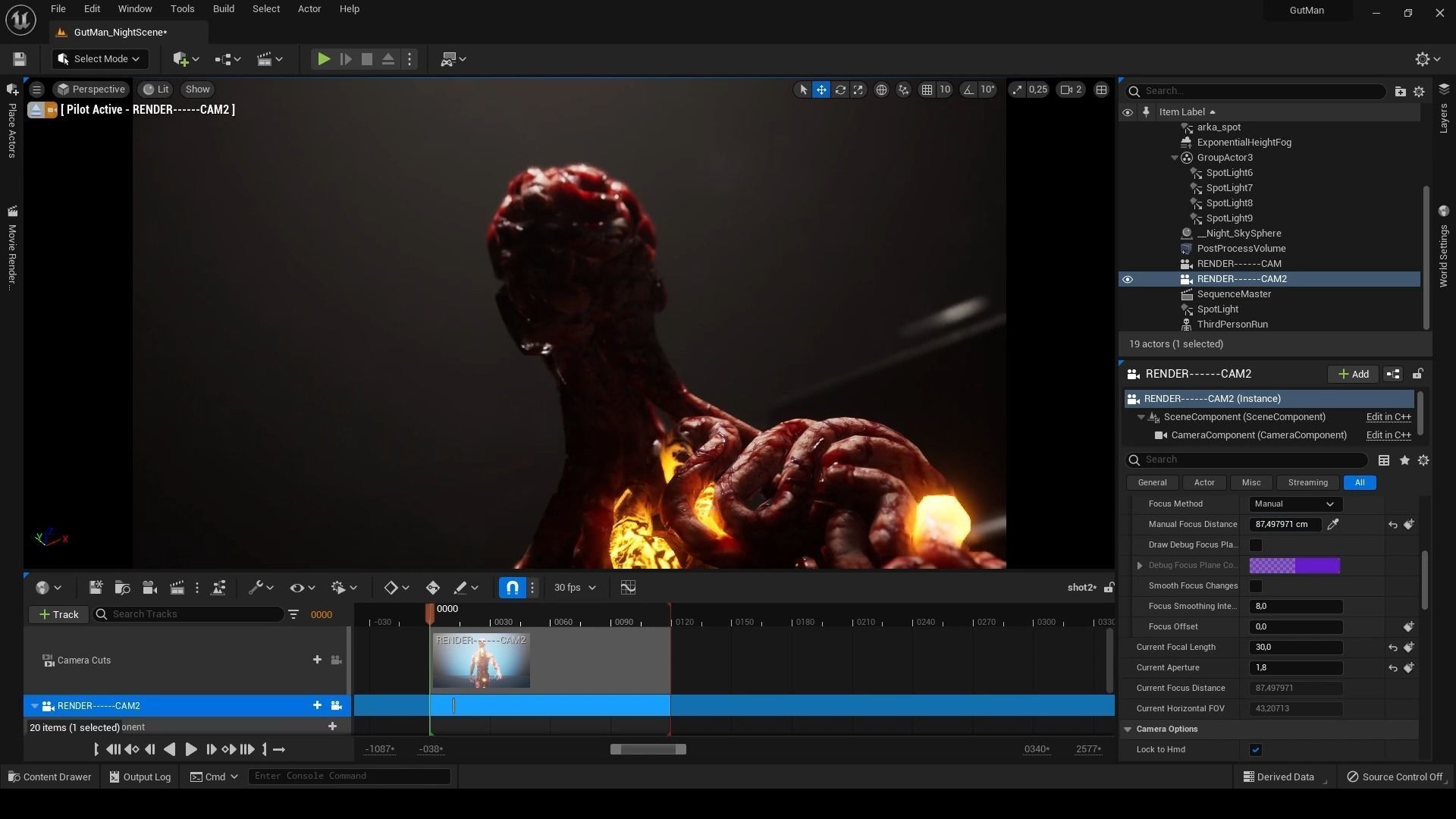 GutMan man in flames 3D model_10