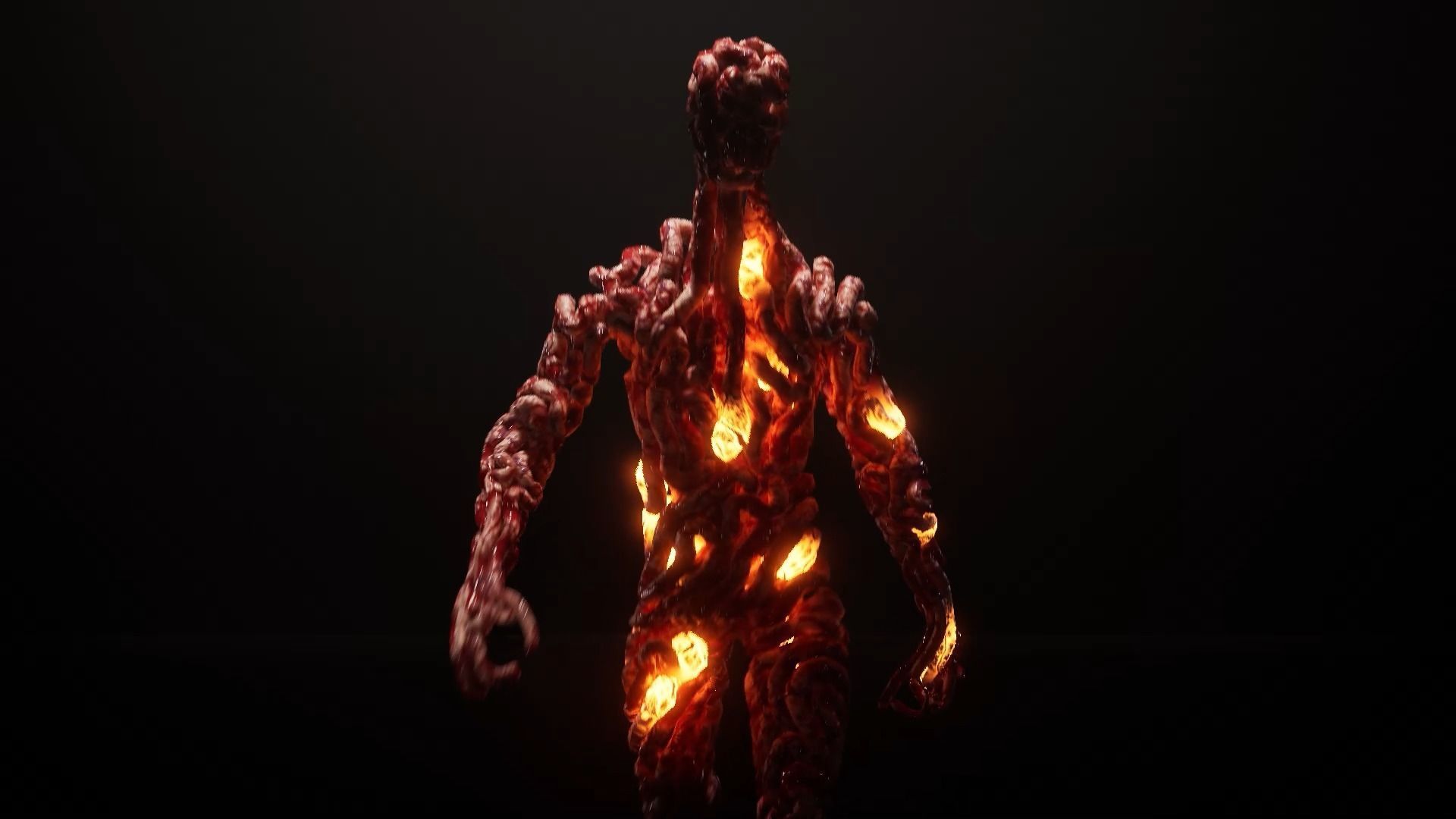 GutMan man in flames 3D model_11