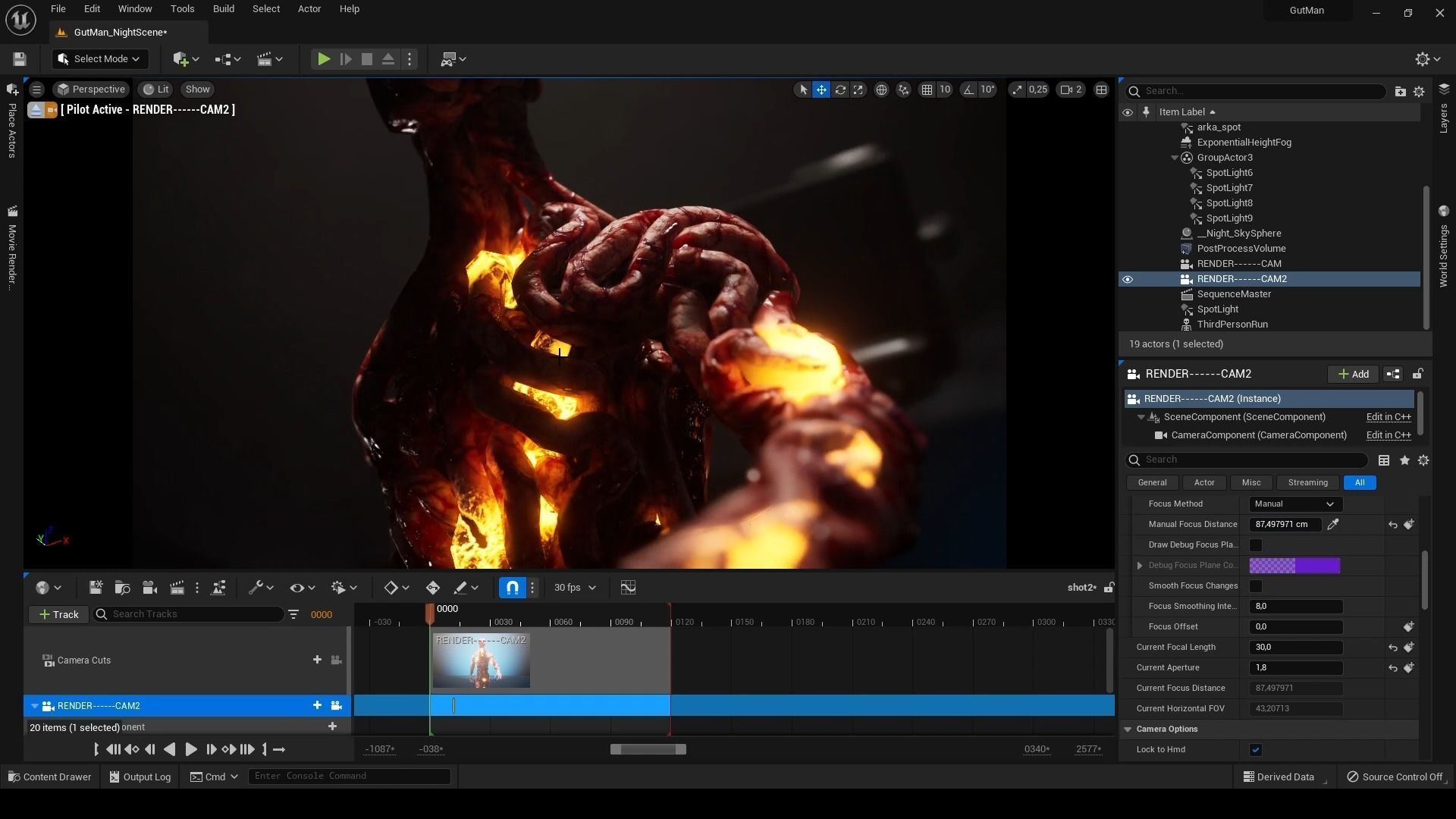 GutMan man in flames 3D model_6