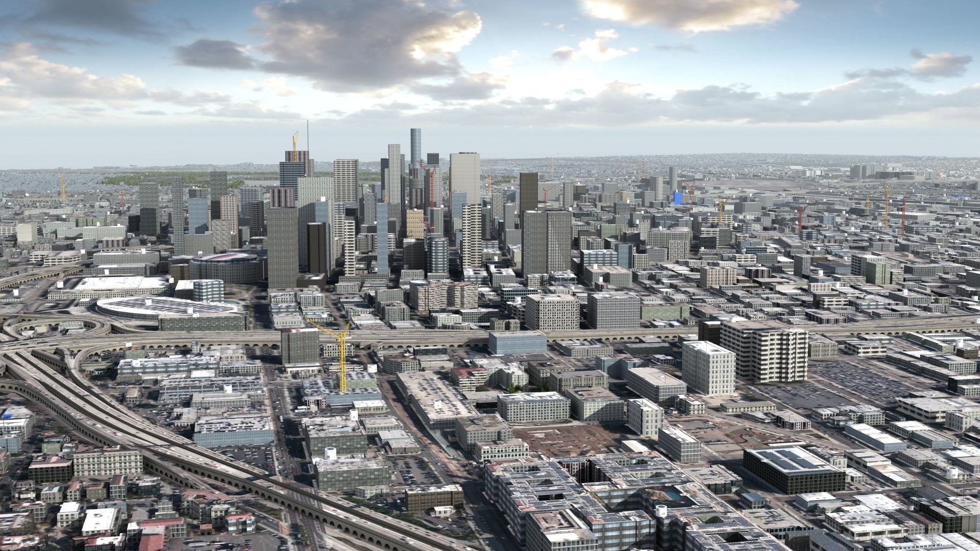 Los Angeles City USA 3D model_13
