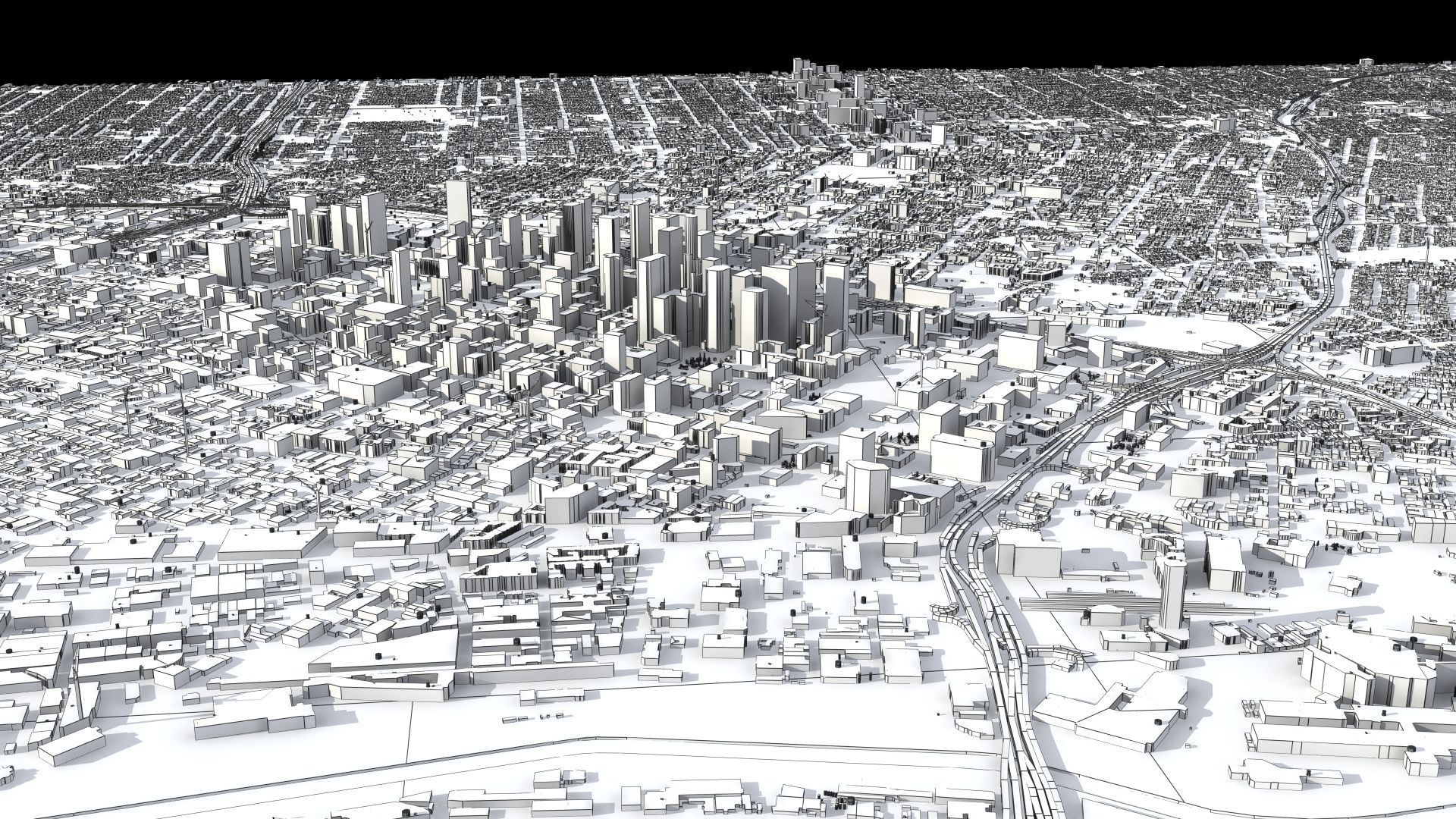 Los Angeles City USA 3D model_34