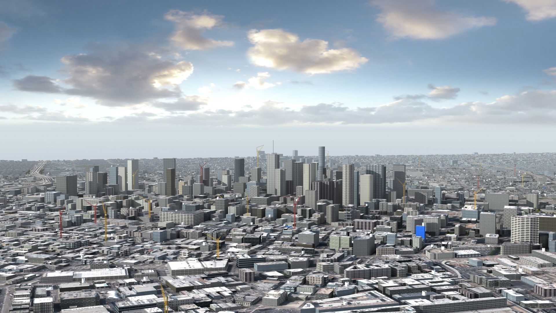 Los Angeles City USA 3D model_27