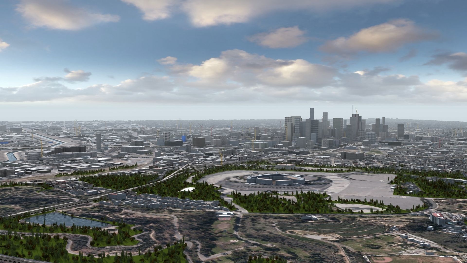 Los Angeles City USA 3D model_24