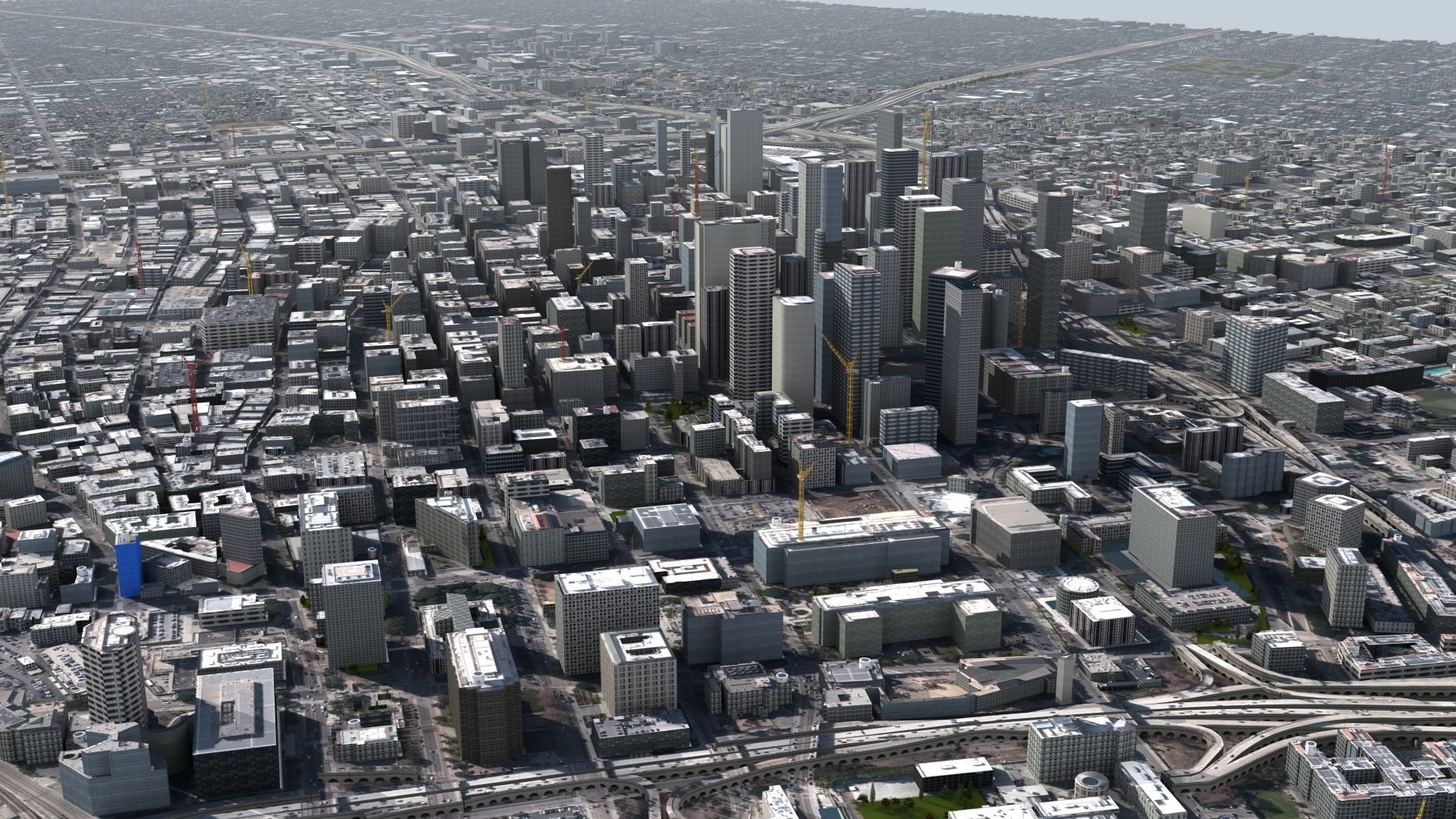 Los Angeles City USA 3D model_18
