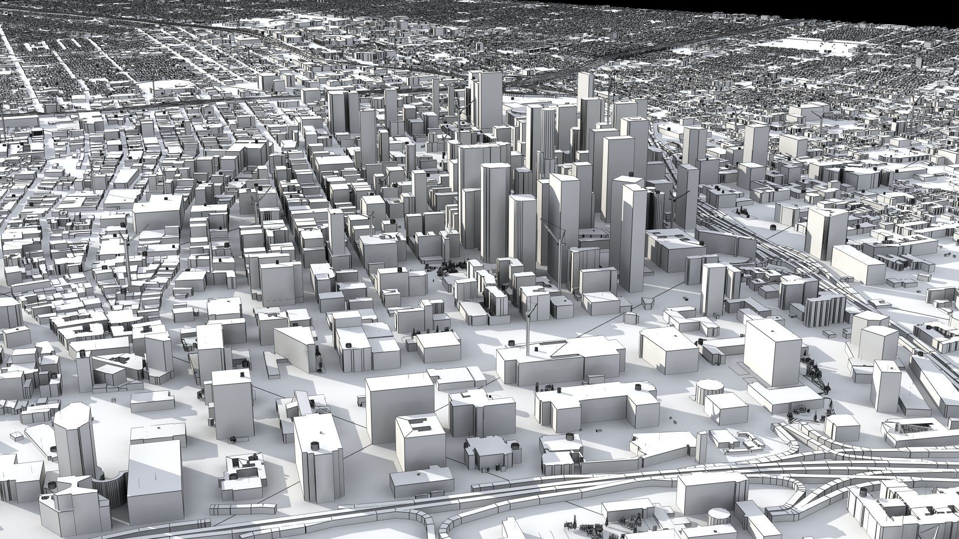 Los Angeles City USA 3D model_45