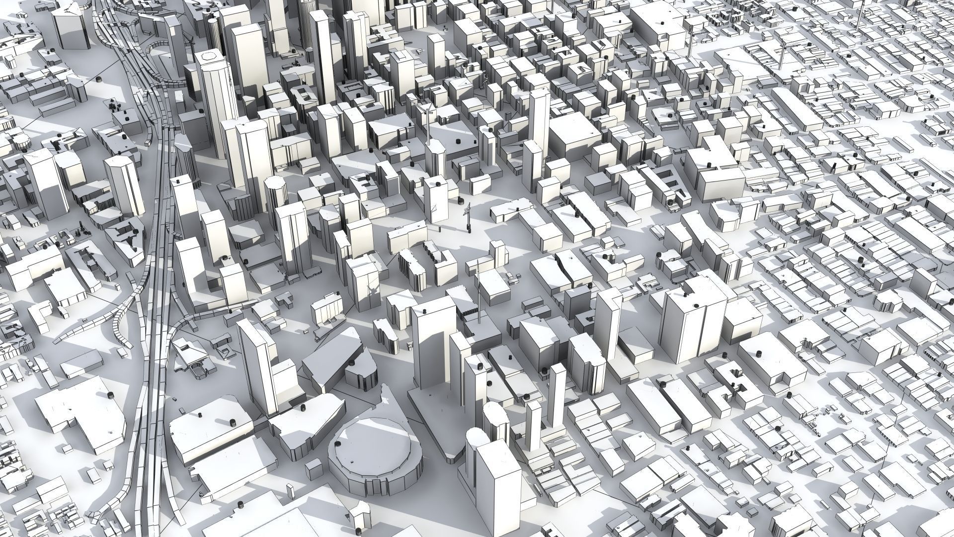 Los Angeles City USA 3D model_39