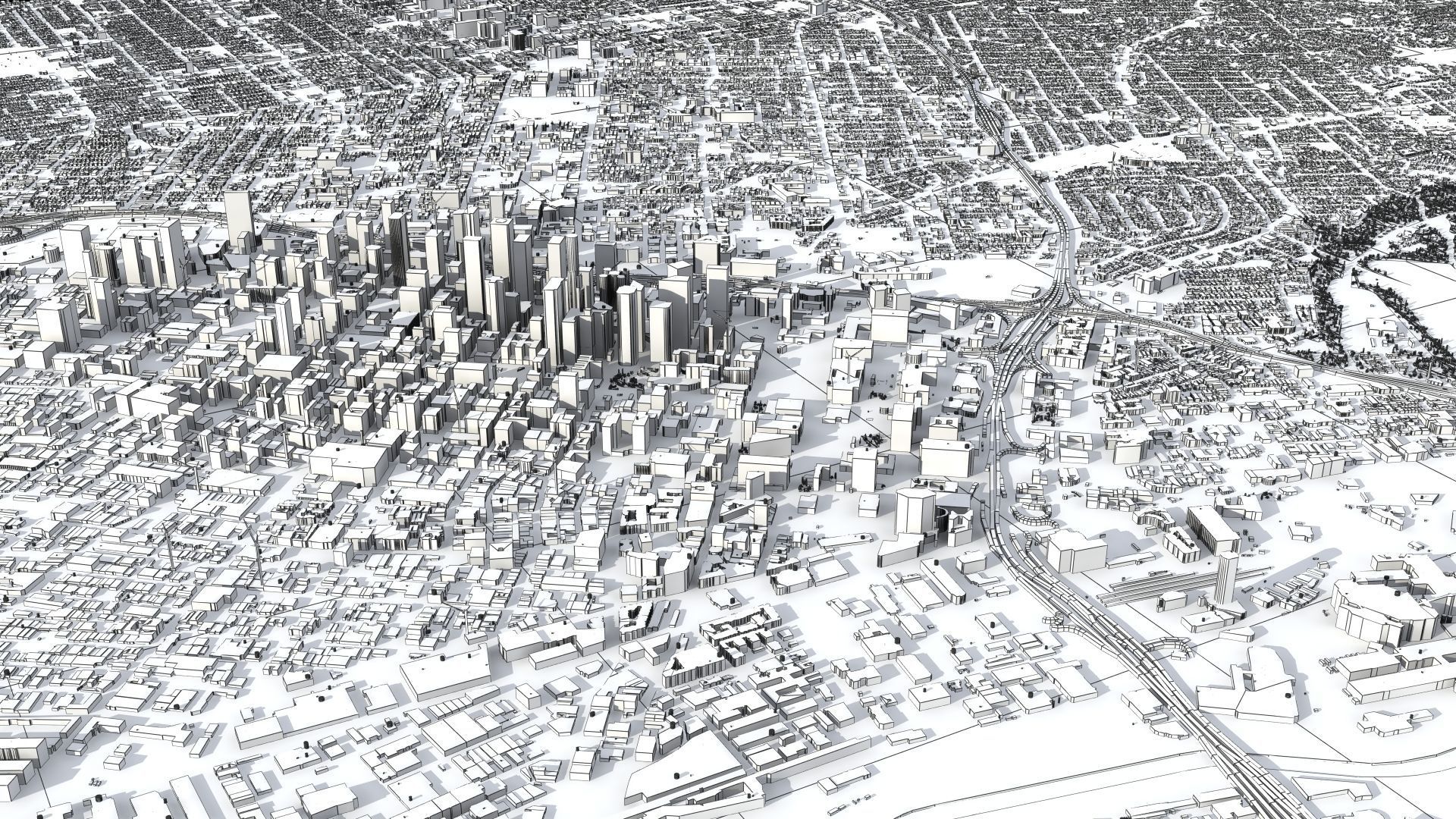 Los Angeles City USA 3D model_48