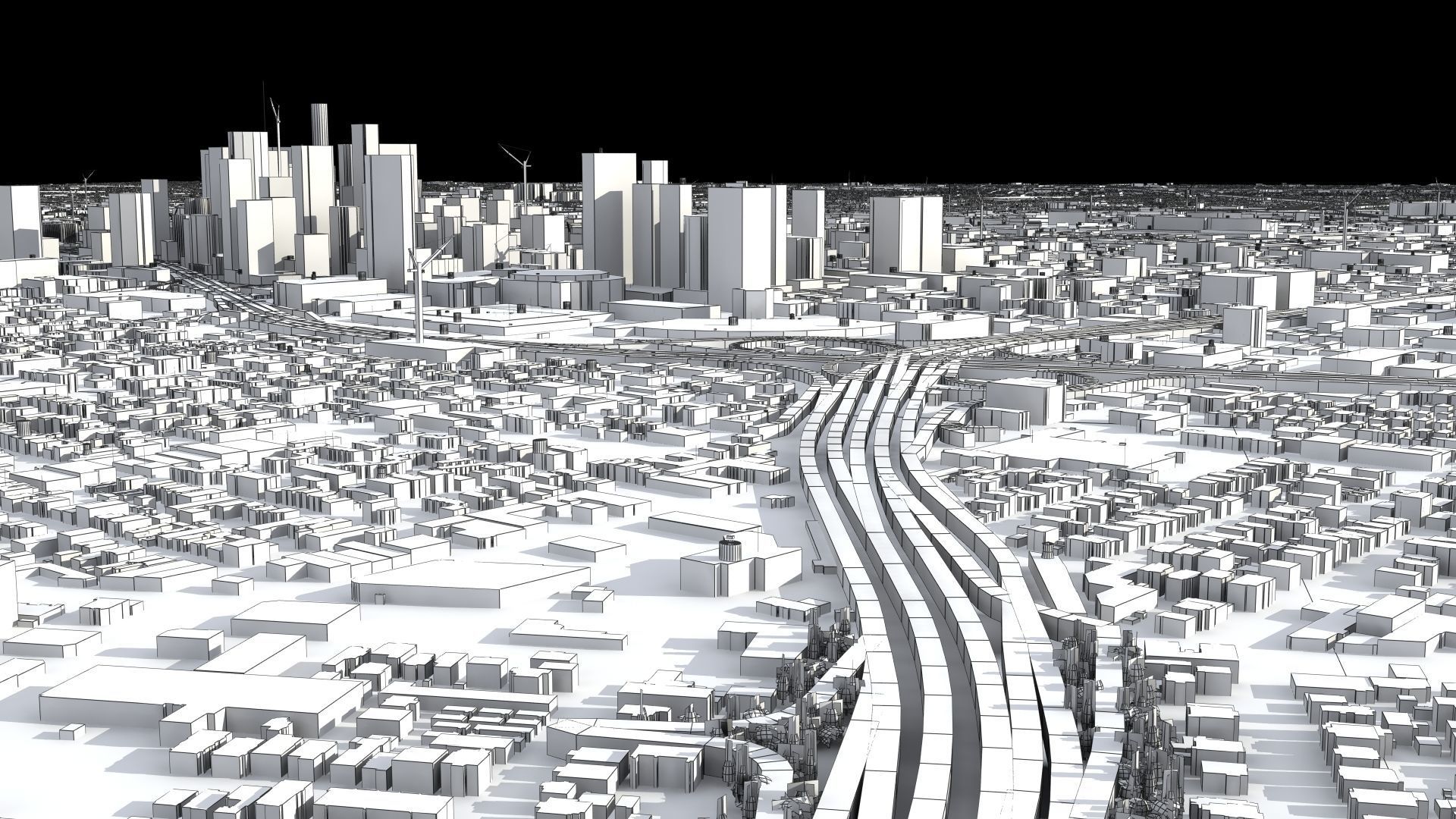 Los Angeles City USA 3D model_46