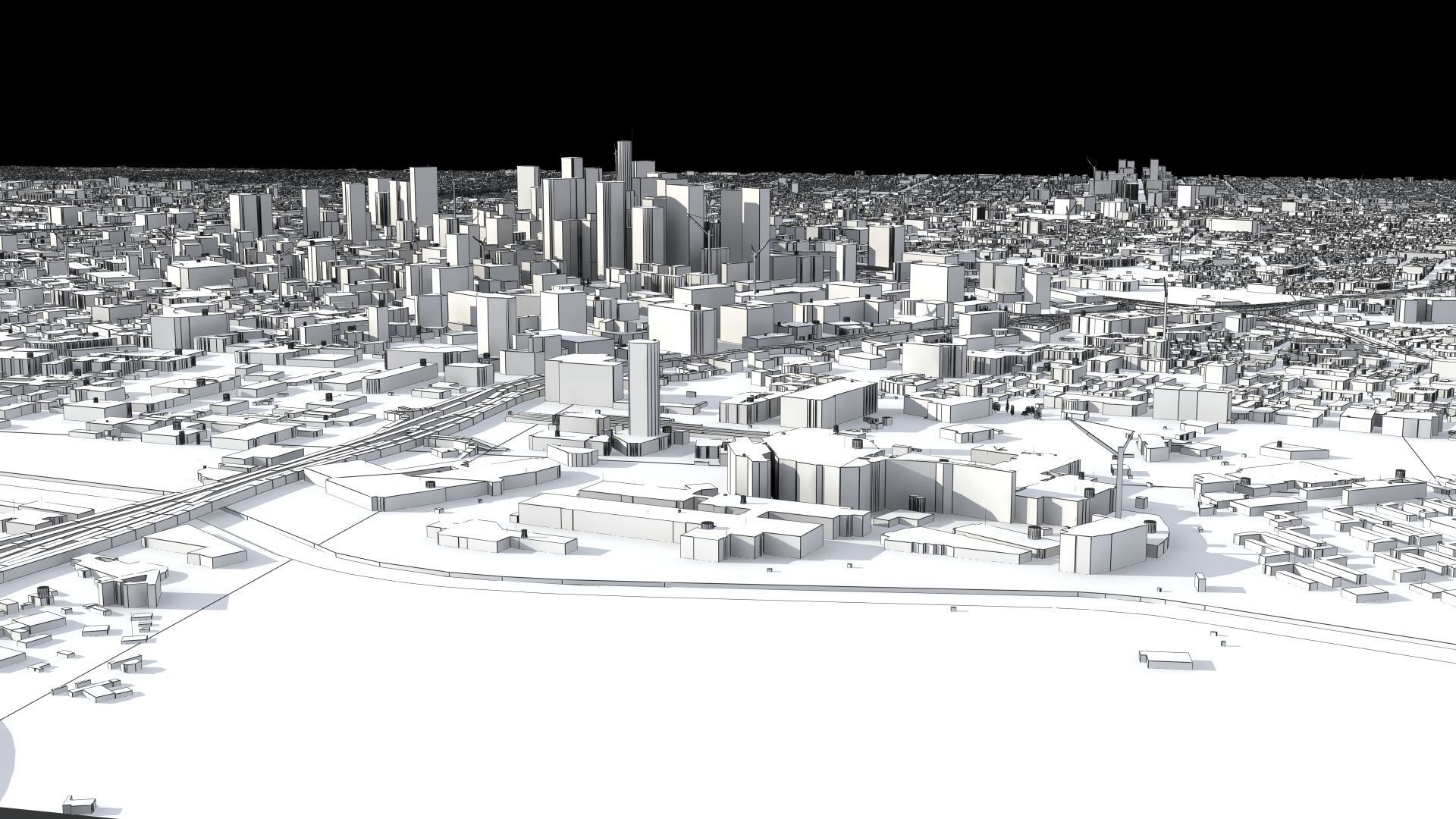 Los Angeles City USA 3D model_30