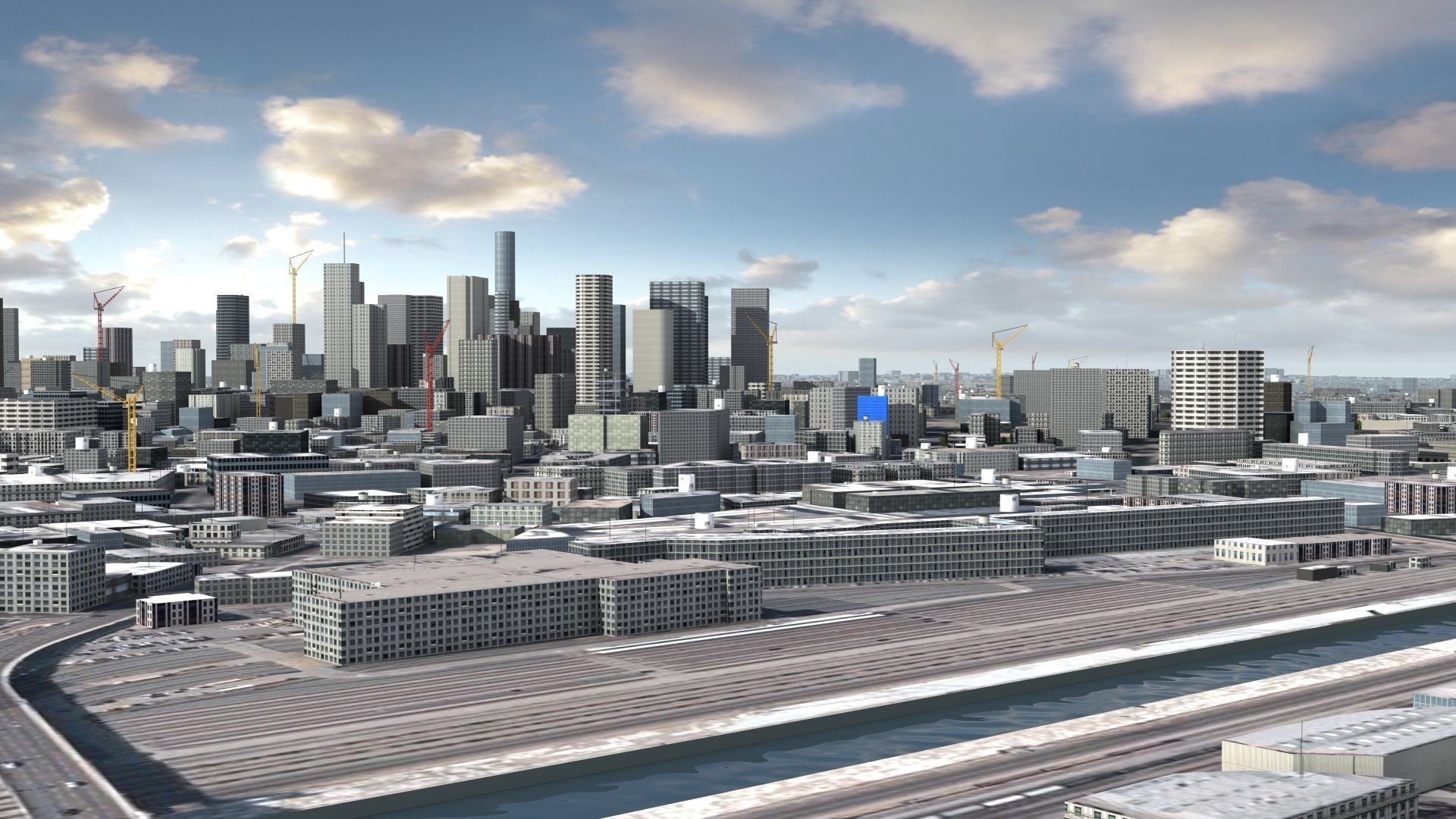 Los Angeles City USA 3D model_25