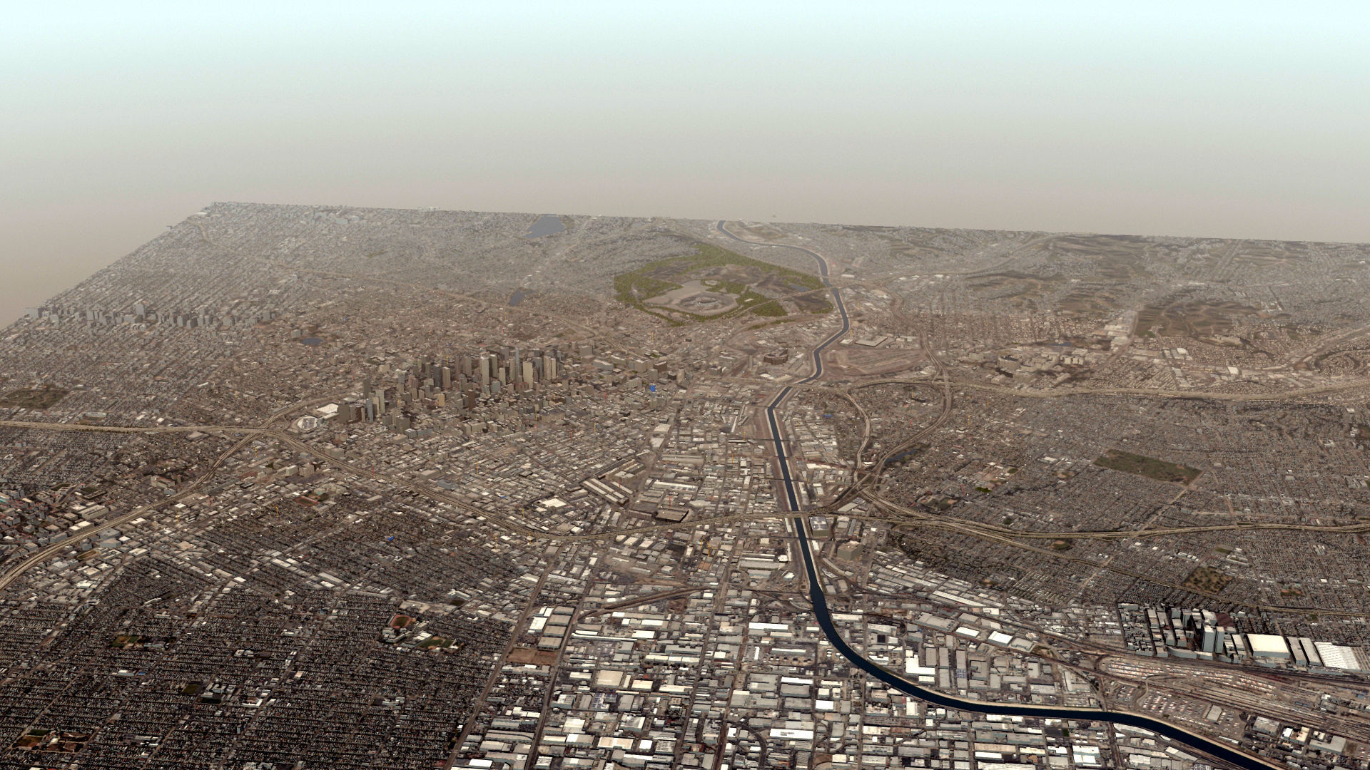 Los Angeles City USA 3D model_29