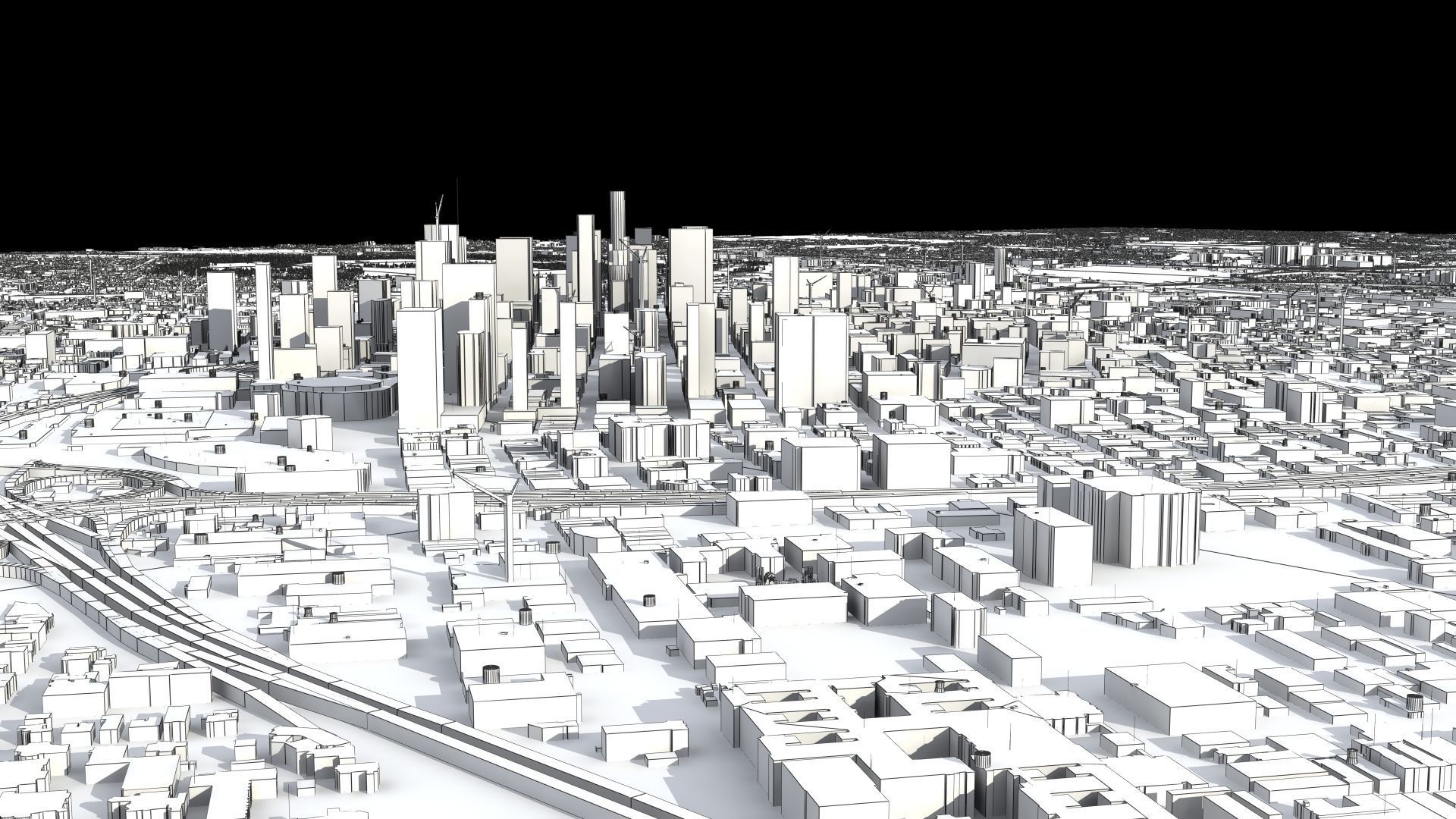 Los Angeles City USA 3D model_37