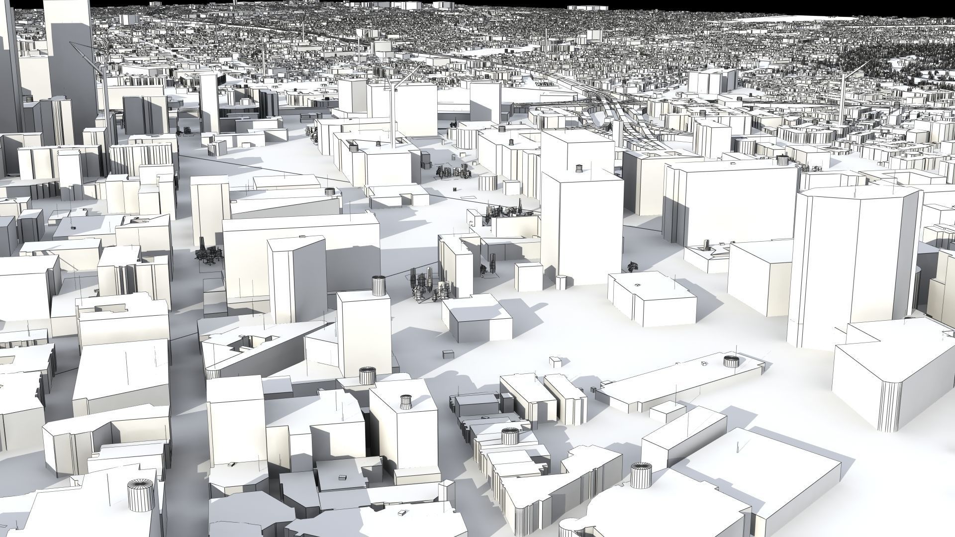 Los Angeles City USA 3D model_42