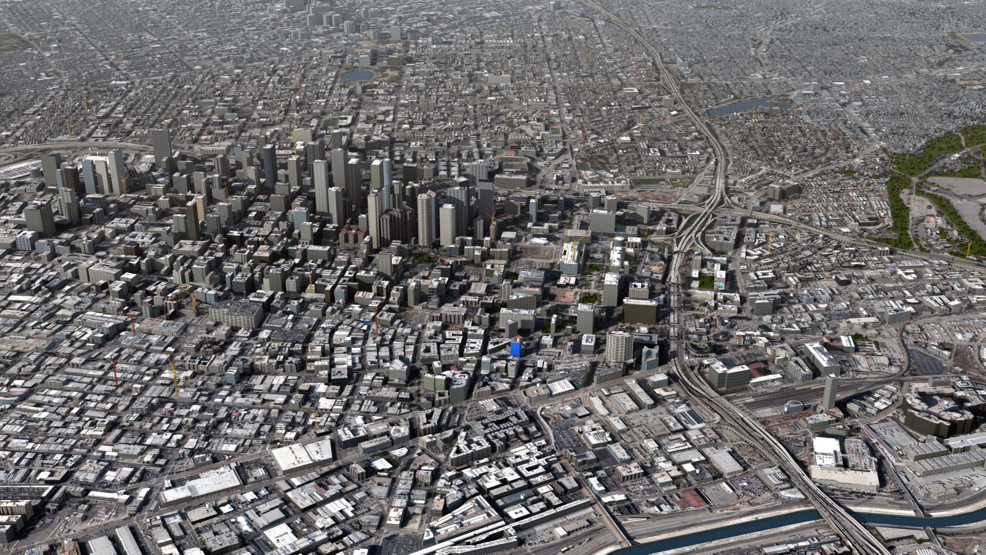 Los Angeles City USA 3D model_2